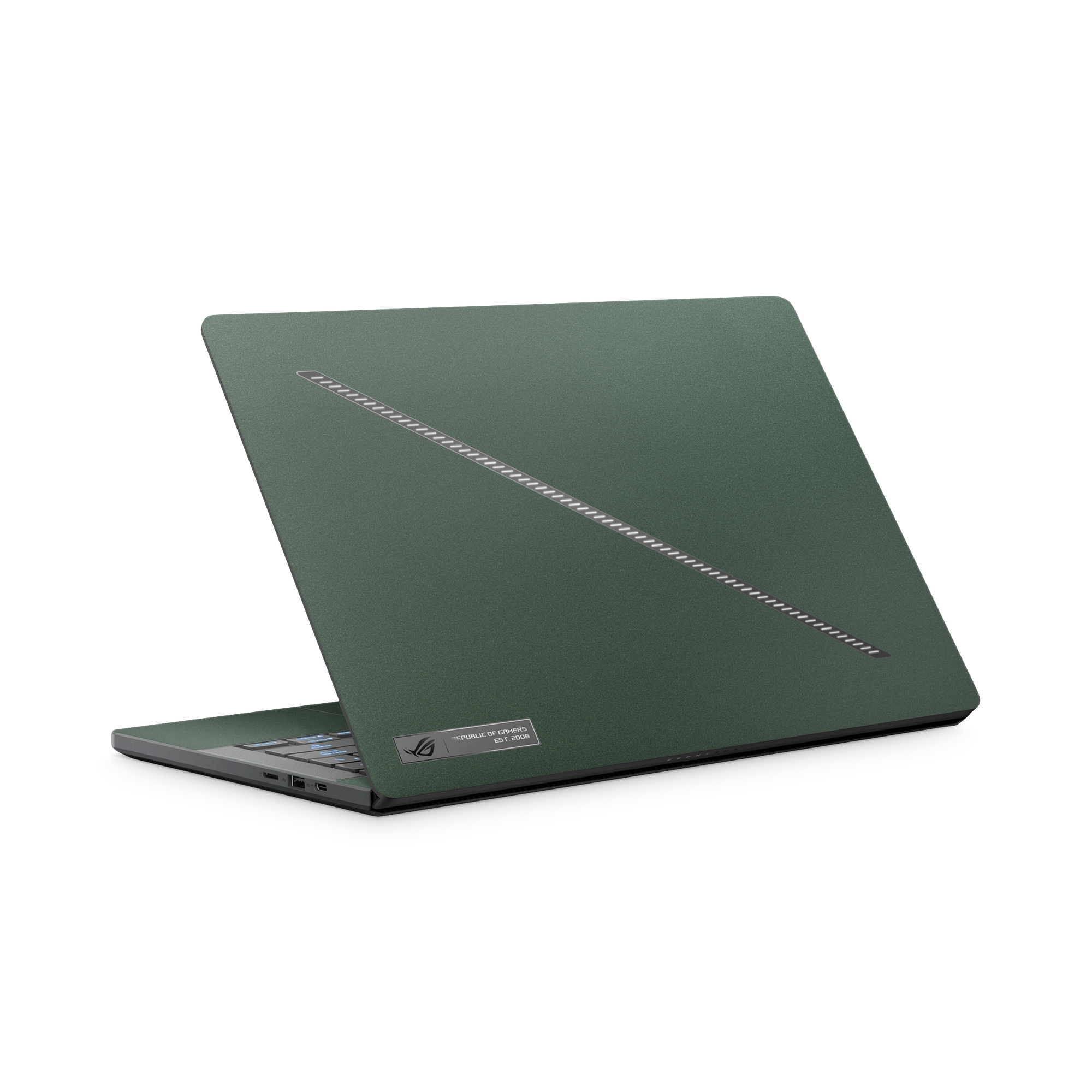 Asus Zephyrus G16 2024-2025 Professional Matte Green Metallic Skin Wrap Cover