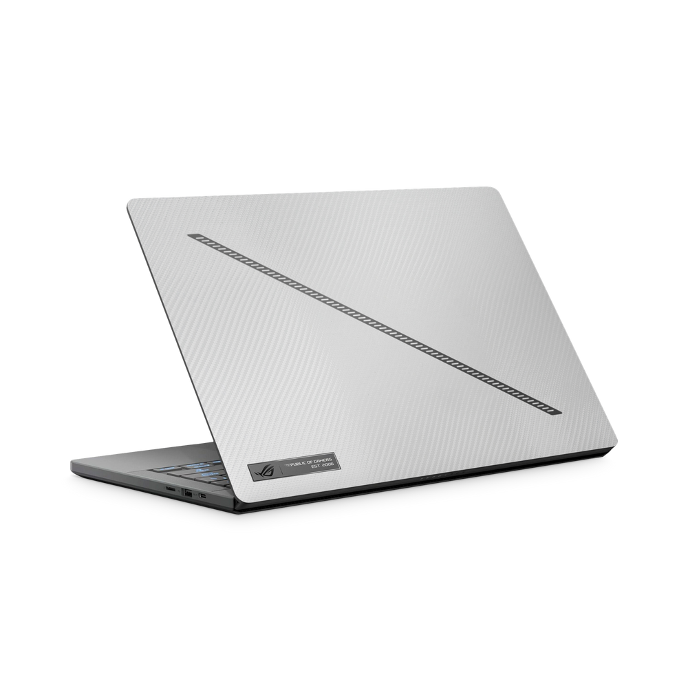Asus Zephyrus G16 2026 Essentials White Carbon Fiber Skin Wrap Cover