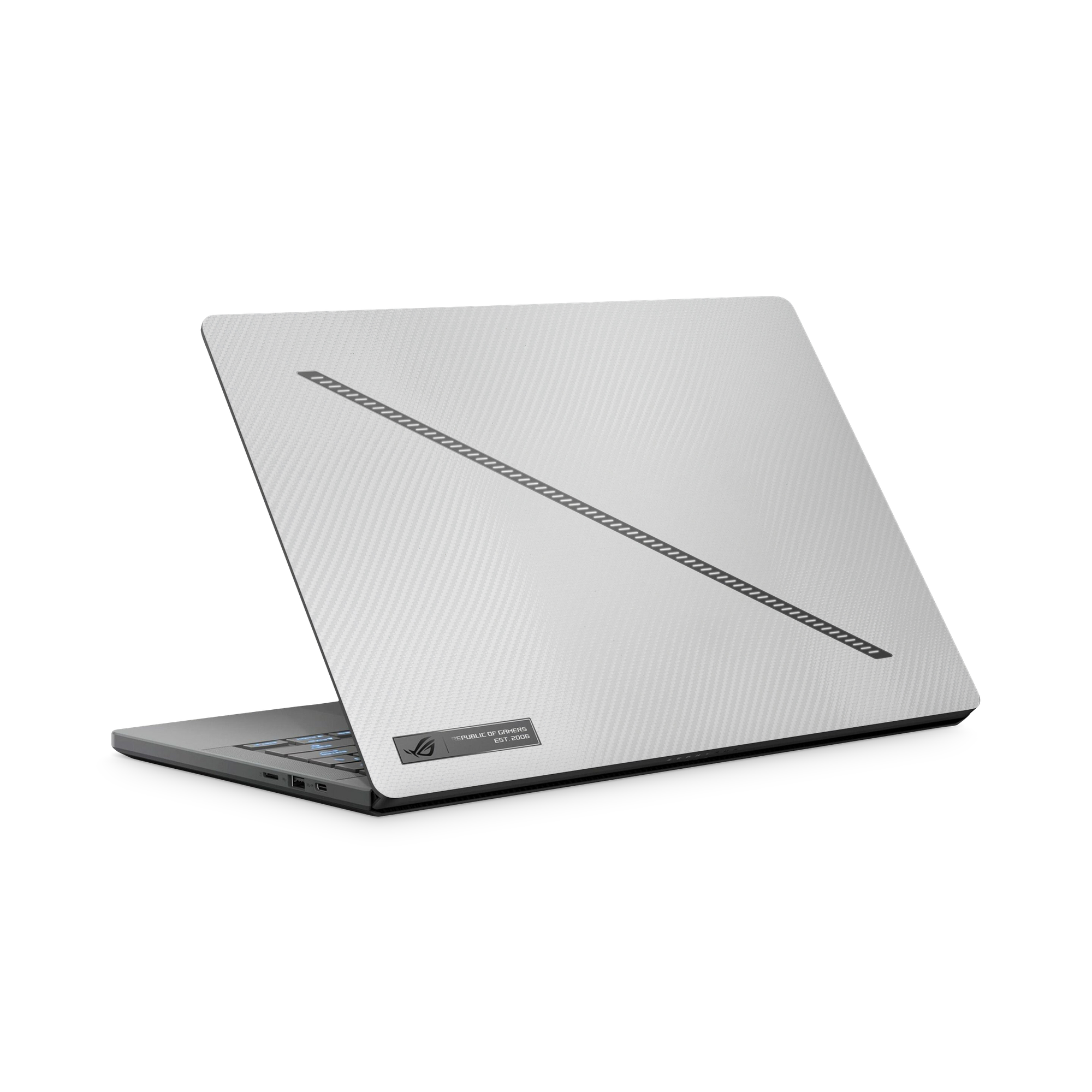 Asus Zephyrus G16 2026 Essentials White Carbon Fiber Skin Wrap Cover