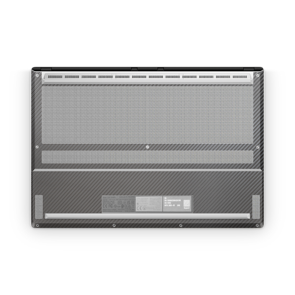 Asus Zephyrus G16 2026 Professional Bottom Black Carbon Fiber Skin Wrap Cover