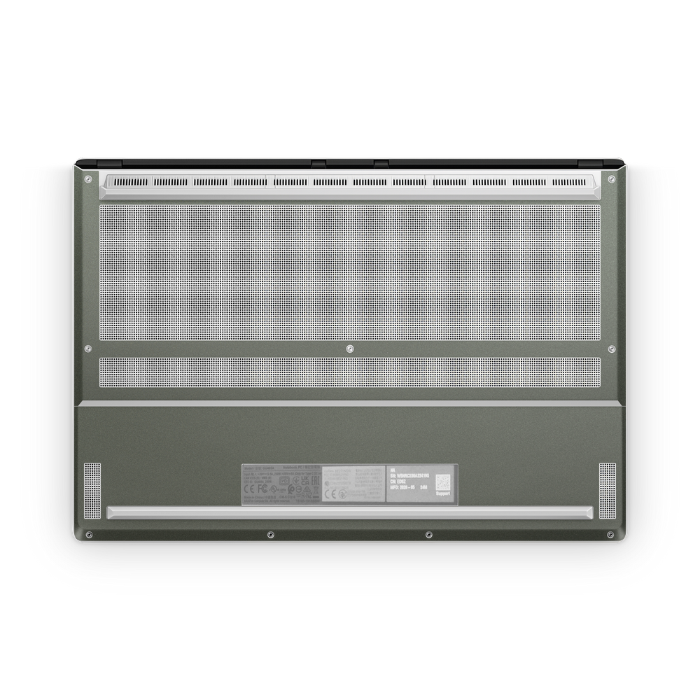Asus Zephyrus G16 2026 Professional Bottom Matte Green Metallic Skin Wrap Cover