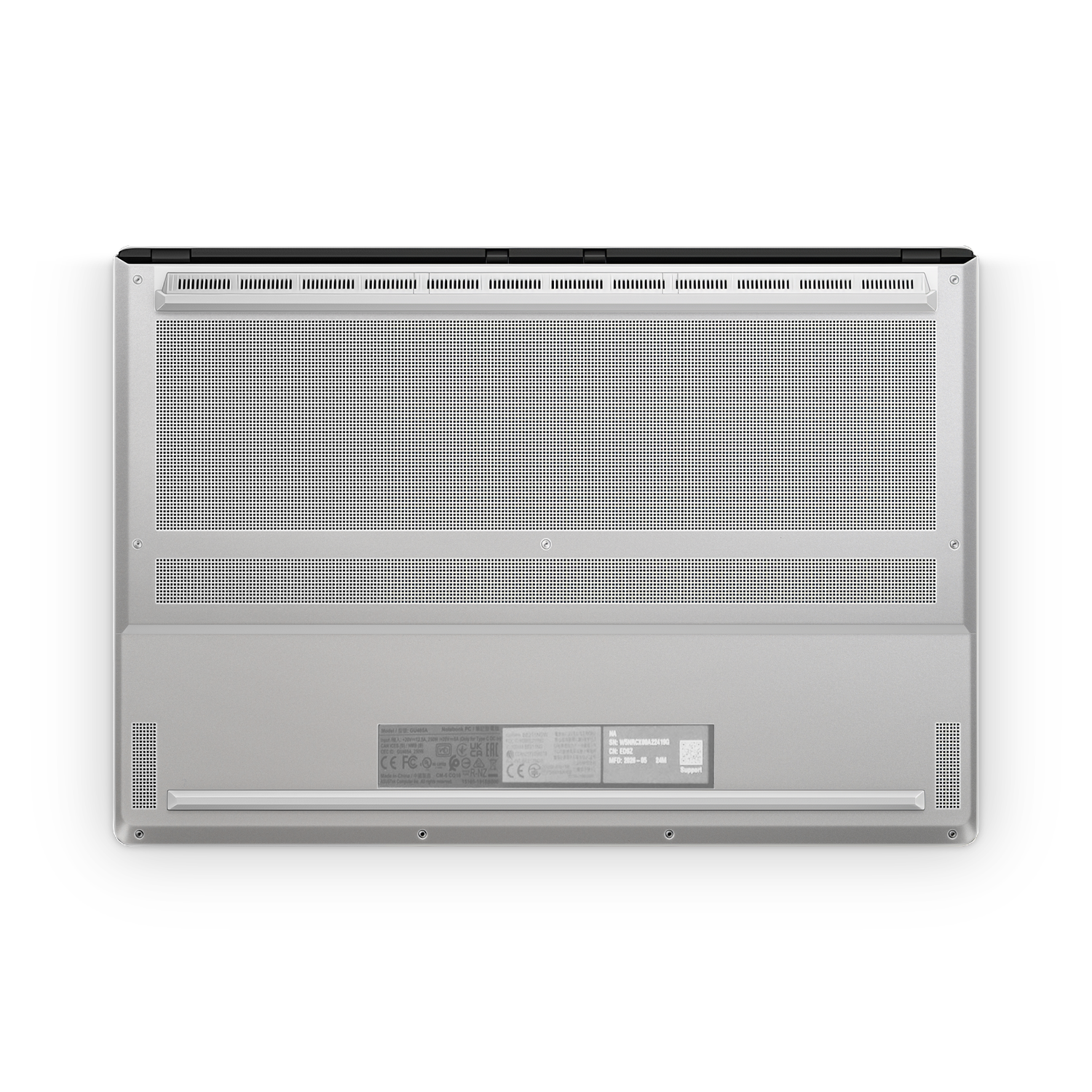 Asus Zephyrus G16 2026 Professional Bottom Satin Aluminum Skin Wrap Cover