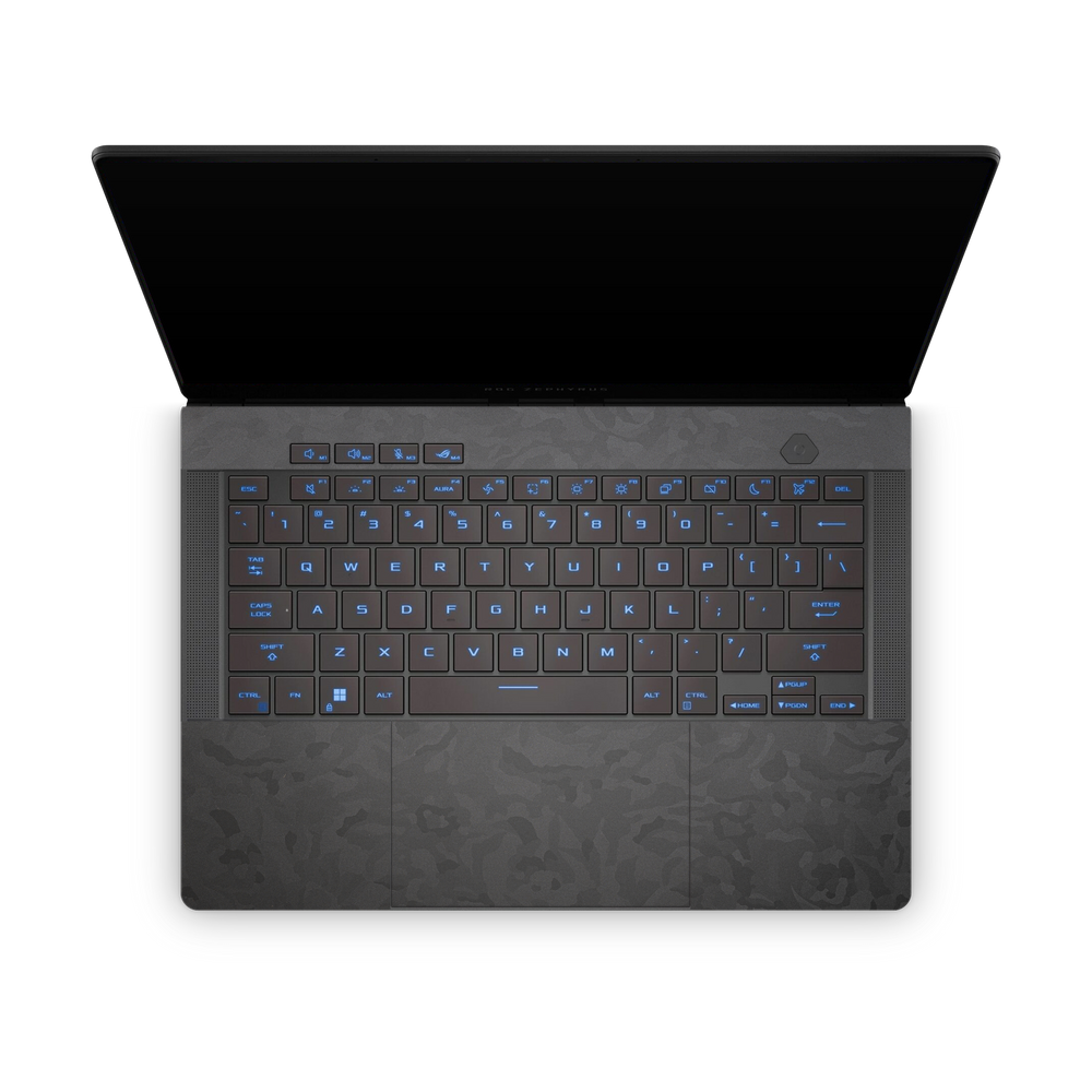 Asus Zephyrus G16 2026 Professional Interior Black Camo Skin Wrap Cover
