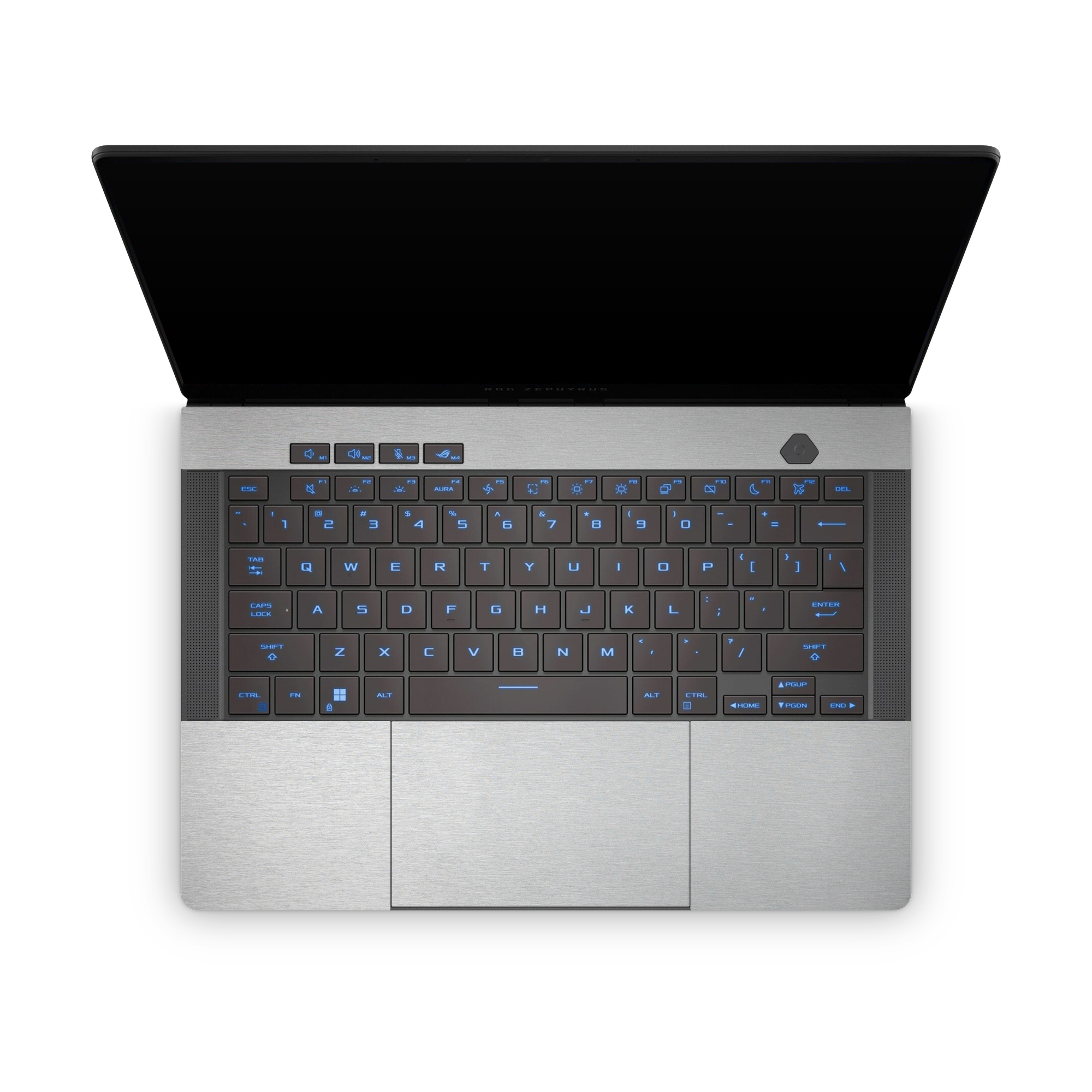 Asus Zephyrus G16 2026 Professional Interior Brushed Aluminum Skin Wrap Cover