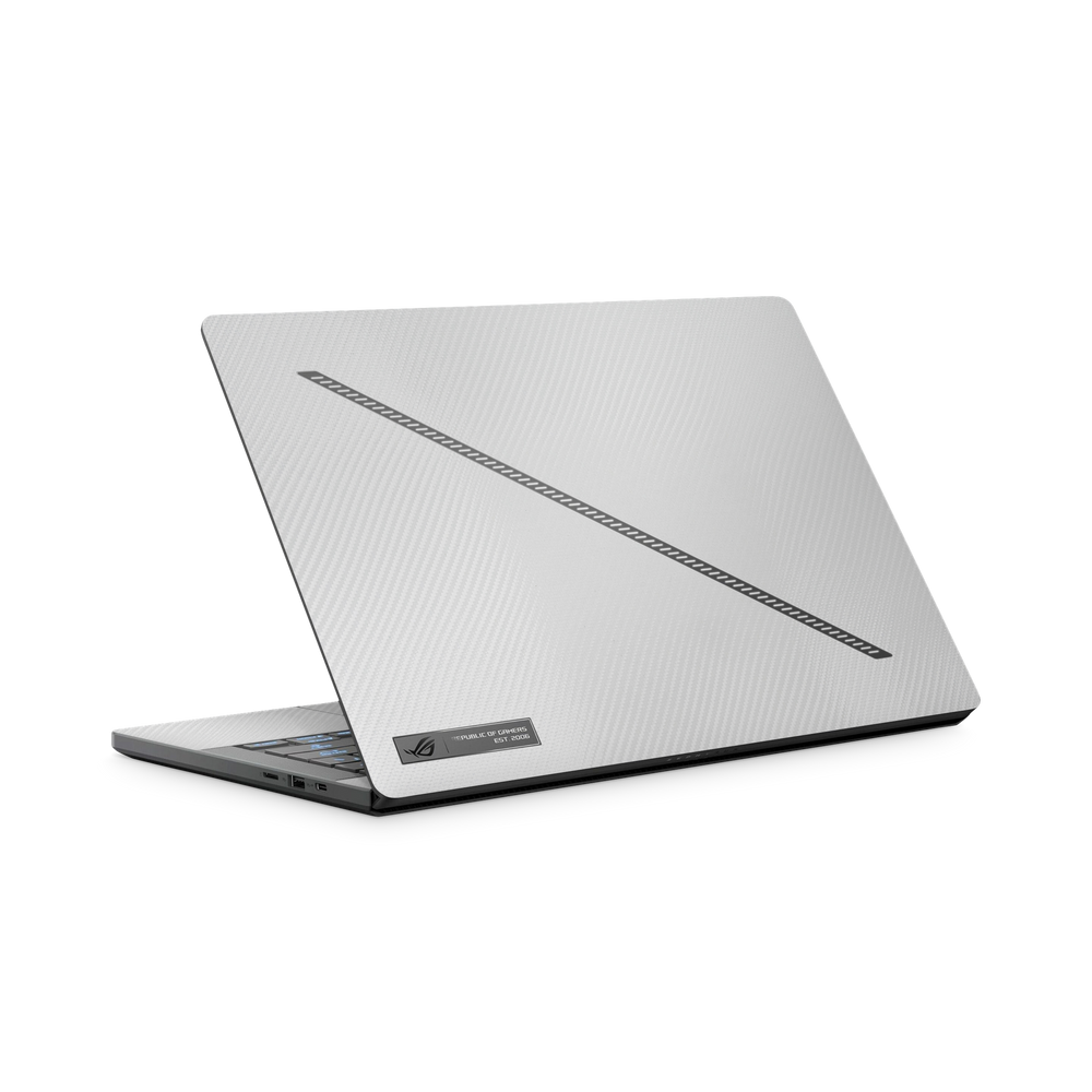 Asus Zephyrus G16 2026 Professional White Carbon Fiber Skin Wrap Cover