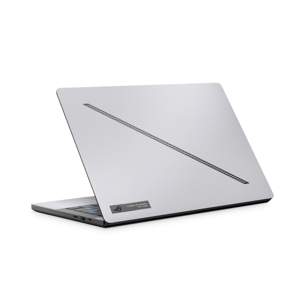 Asus Zephyrus G16 2026 Professional White Carbon Fiber Skin Wrap Cover