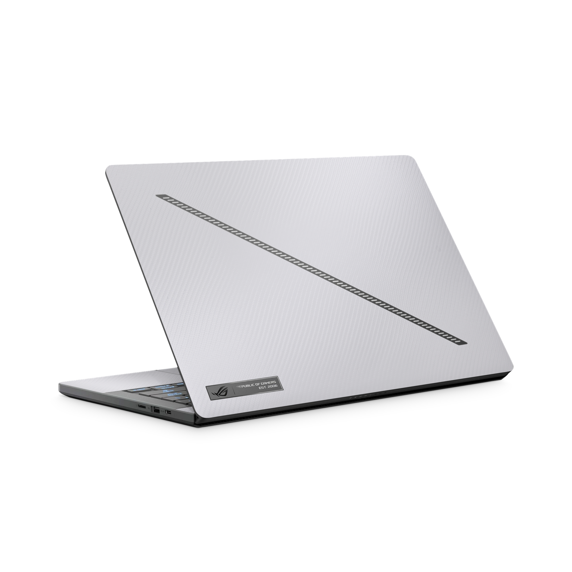 Asus Zephyrus G16 2026 Professional White Carbon Fiber Skin Wrap Cover