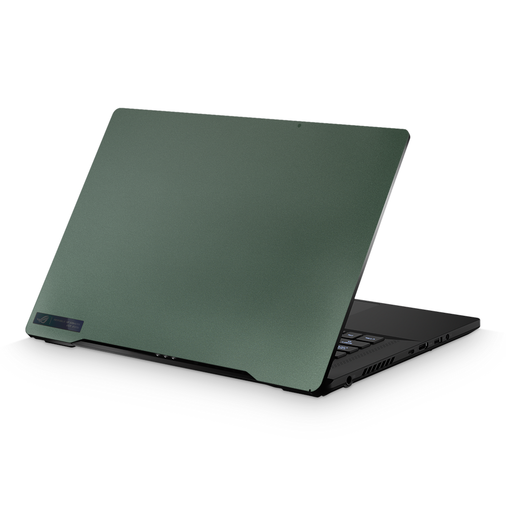 Asus Zephyrus M16 2023 Essentials Matte Green Metallic Skin Wrap Cover
