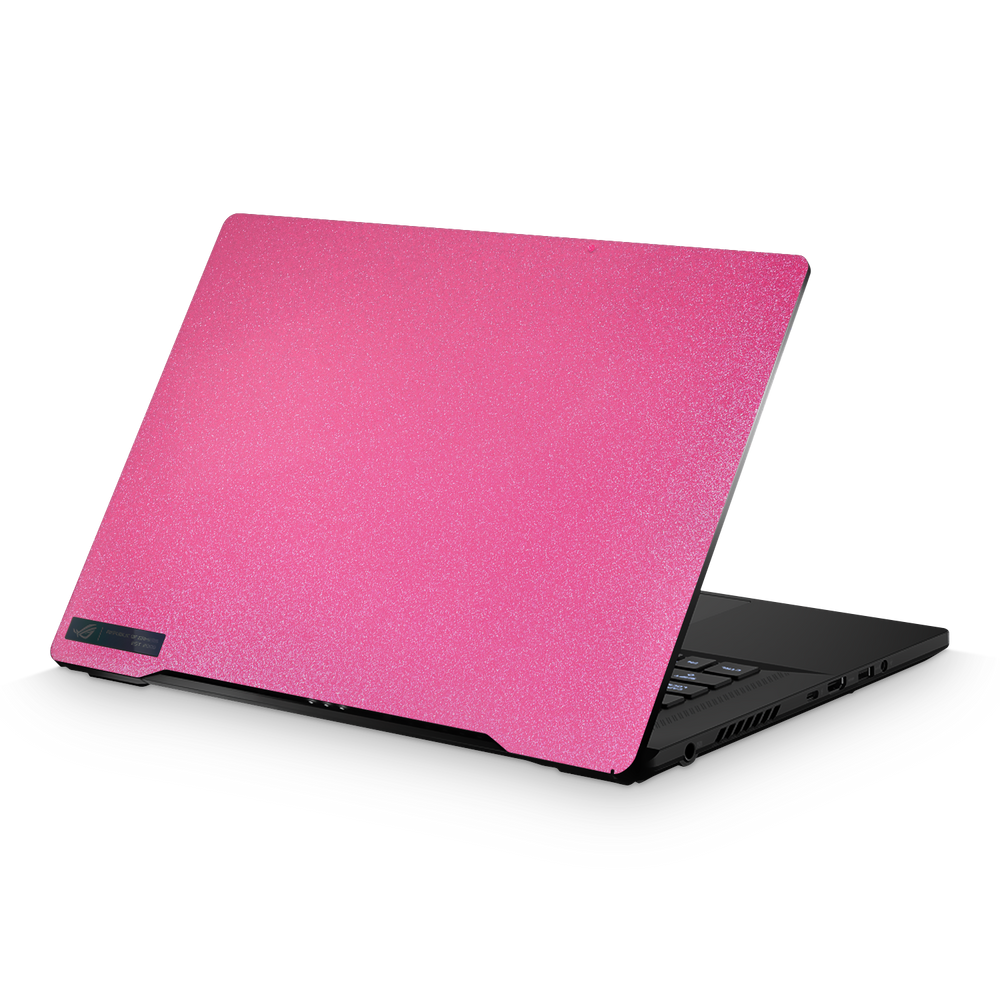 Asus Zephyrus M16 2023 Essentials Pink Glitterbomb Skin Wrap Cover