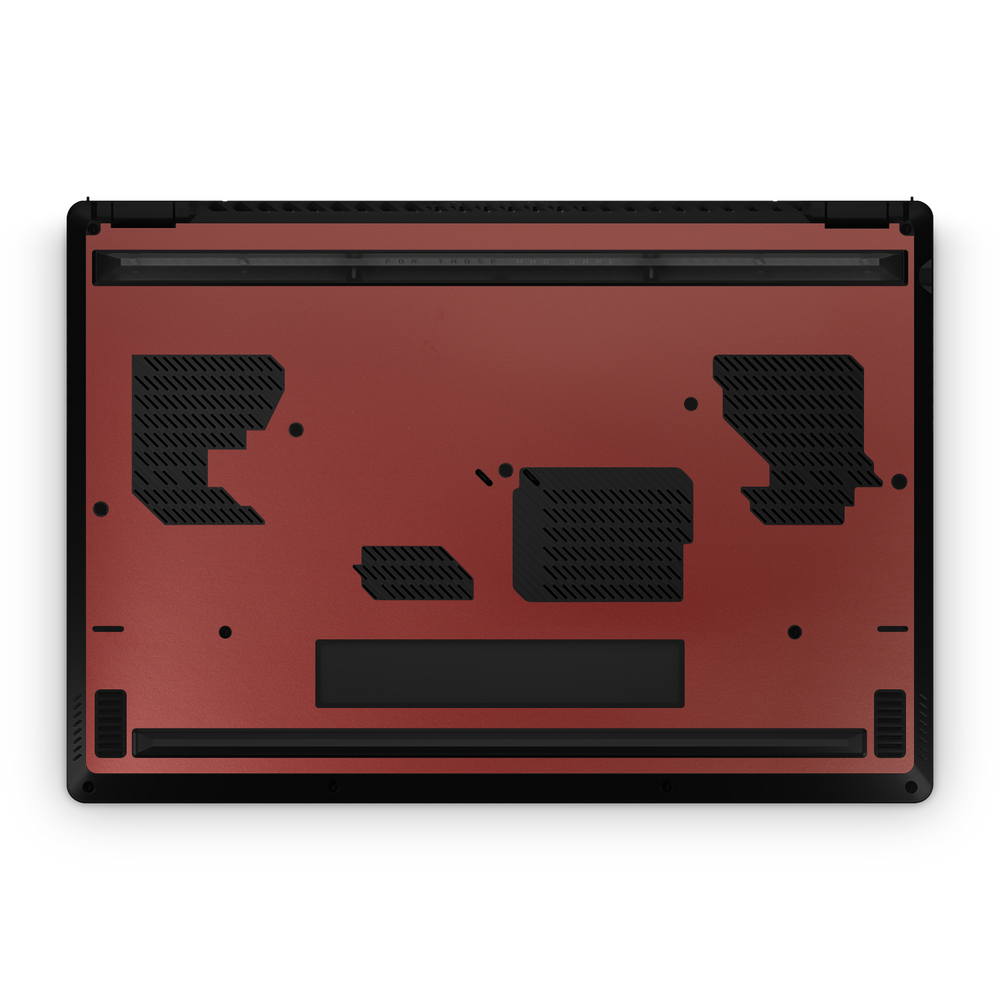 Asus Zephyrus M16 2023 Professional Bottom Vampire Red Skin Wrap Cover