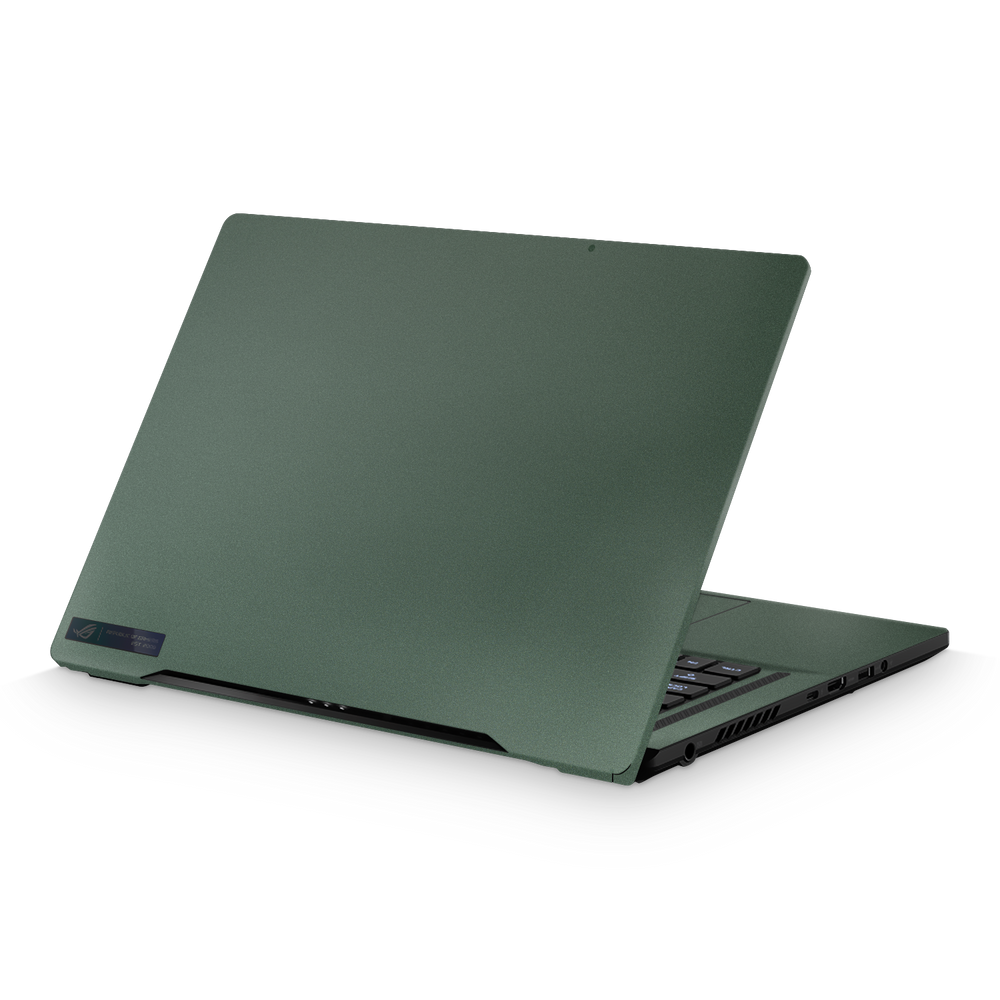 Asus Zephyrus M16 2023 Professional Matte Green Metallic Skin Wrap Cover