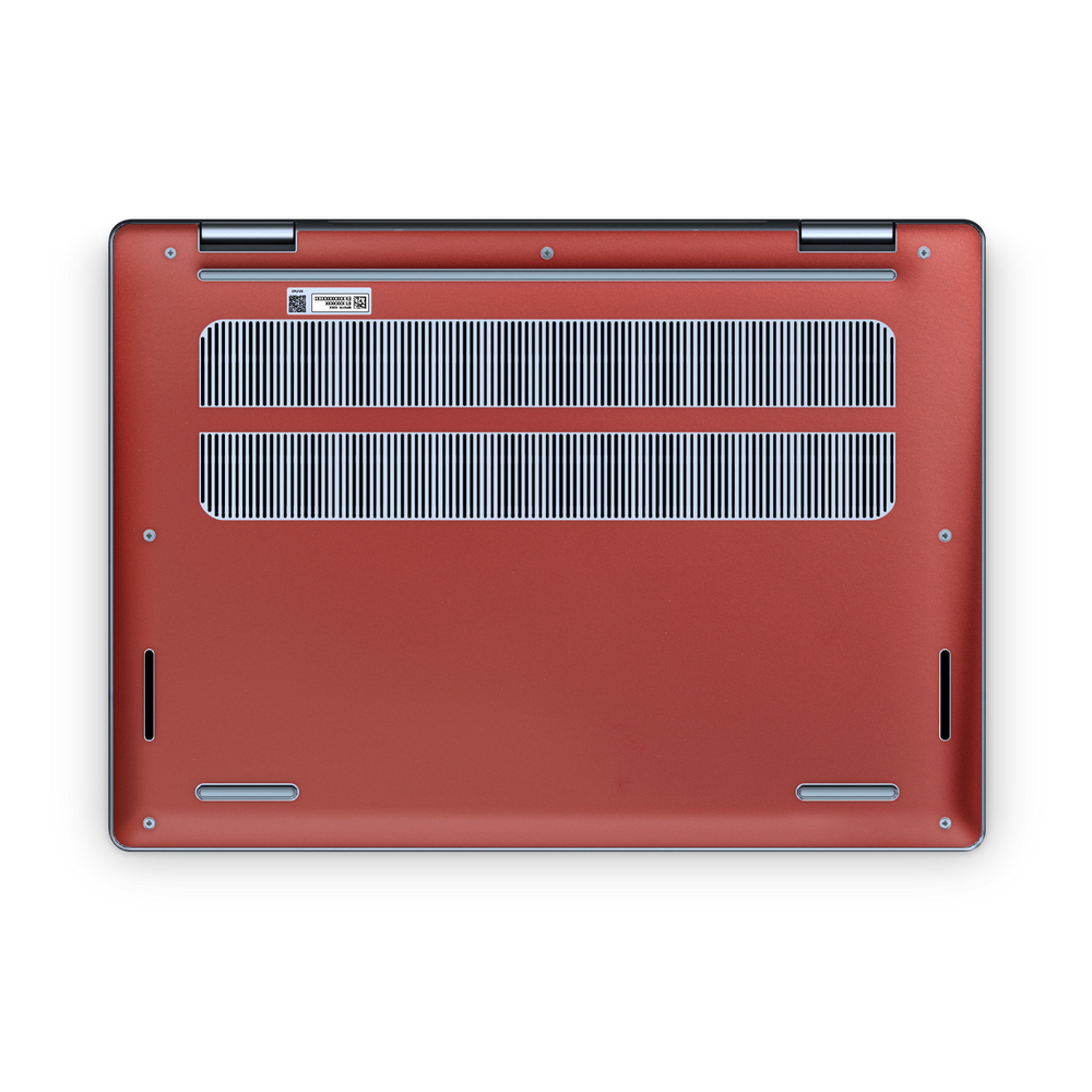 Dell Plus 14 2-in-1 2025 Premium Bottom Vampire Red Skin Wrap Cover