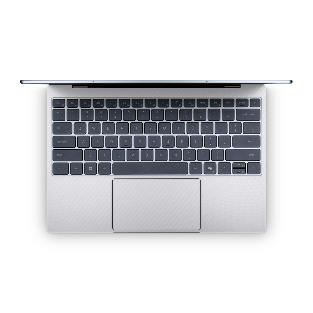 Dell XPS 13 2026 2026 Premium Interior White Carbon Fiber Skin Wrap Cover