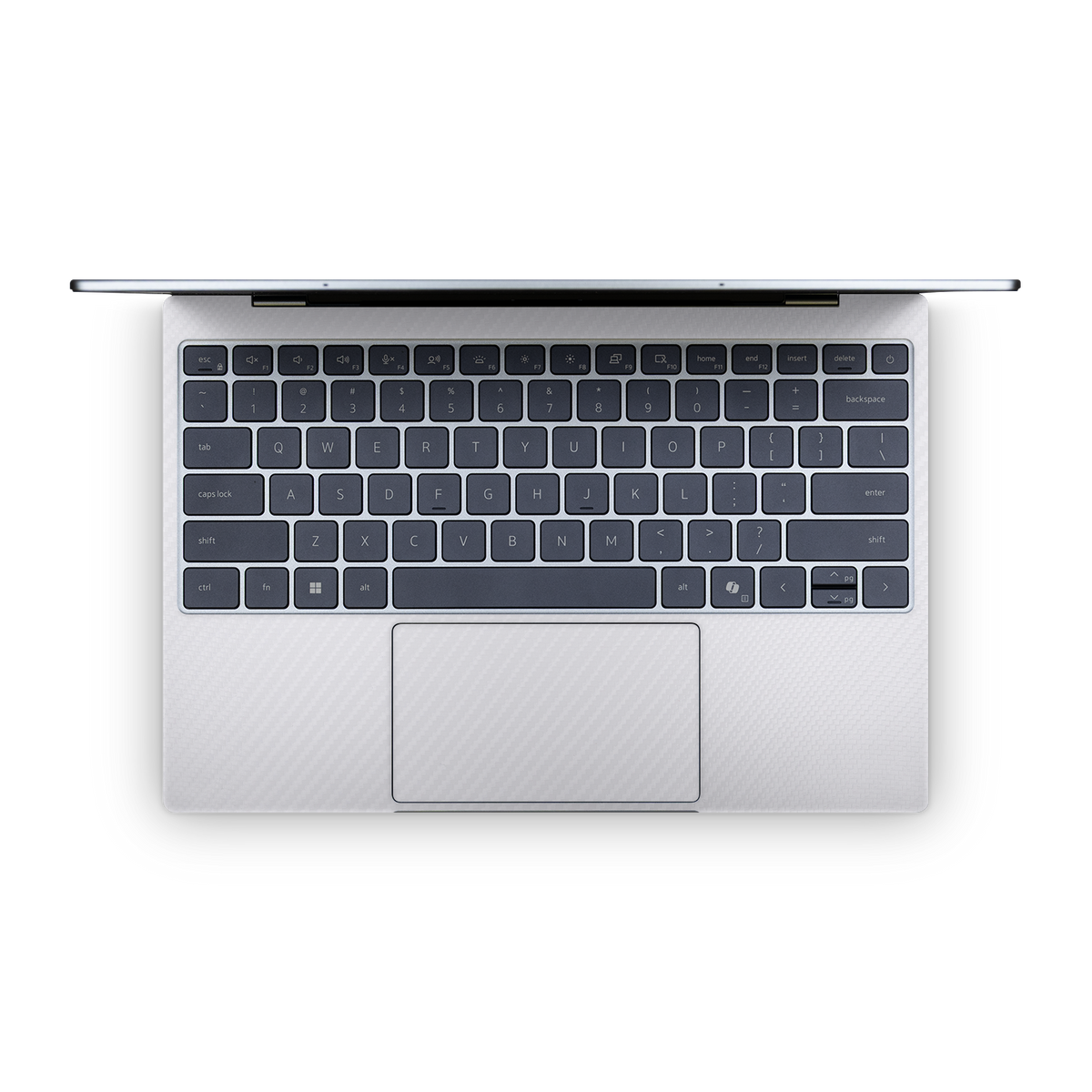 Dell XPS 13 2026 2026 Premium Interior White Carbon Fiber Skin Wrap Cover