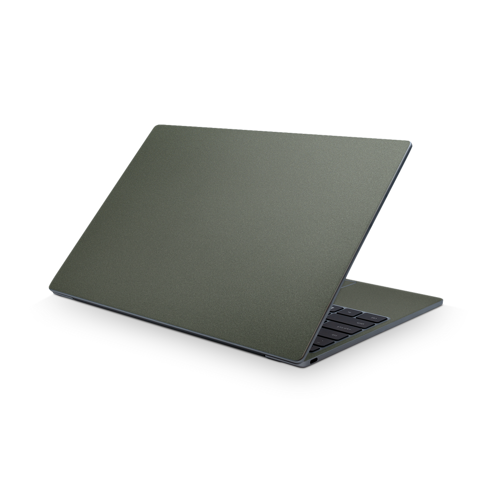 Dell XPS 13 2026 2026 Premium Matte Green Metallic Skin Wrap Cover