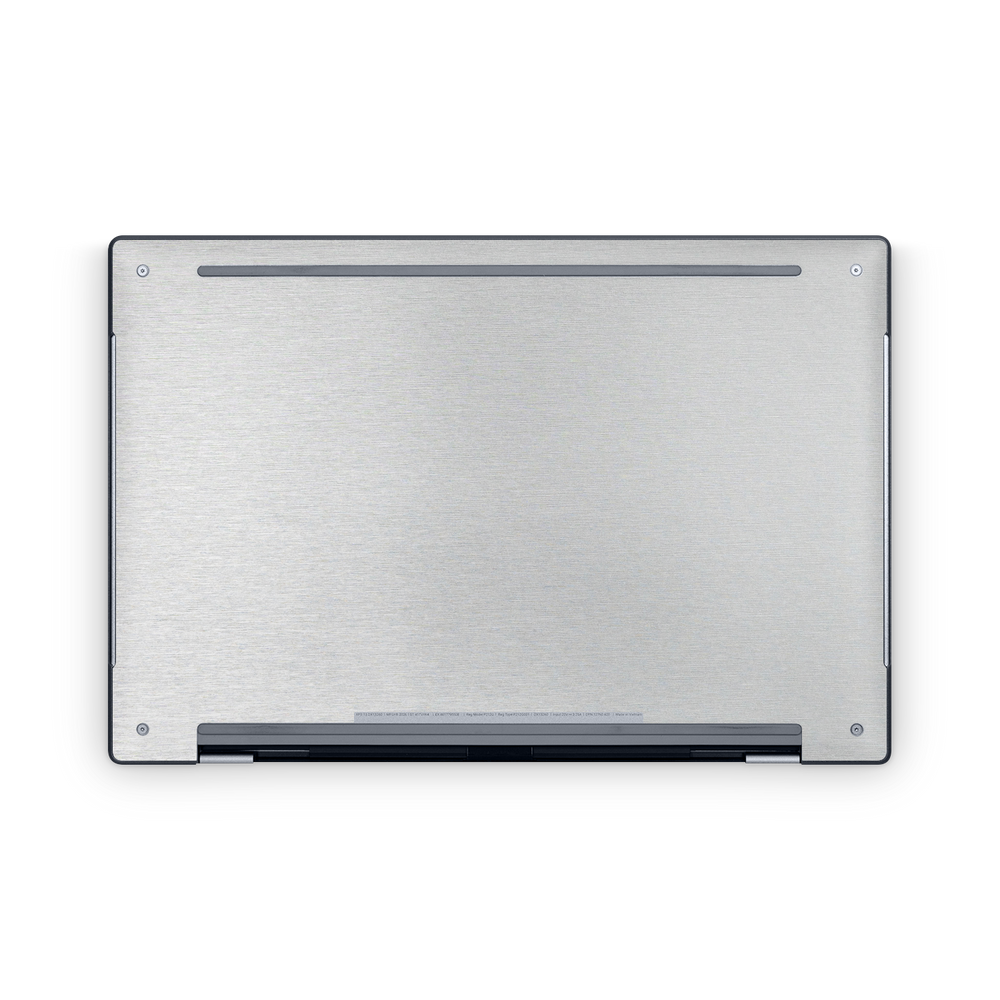 Dell XPS 13 2026 2026 Ultimate Bottom Brushed Aluminum Skin Wrap Cover