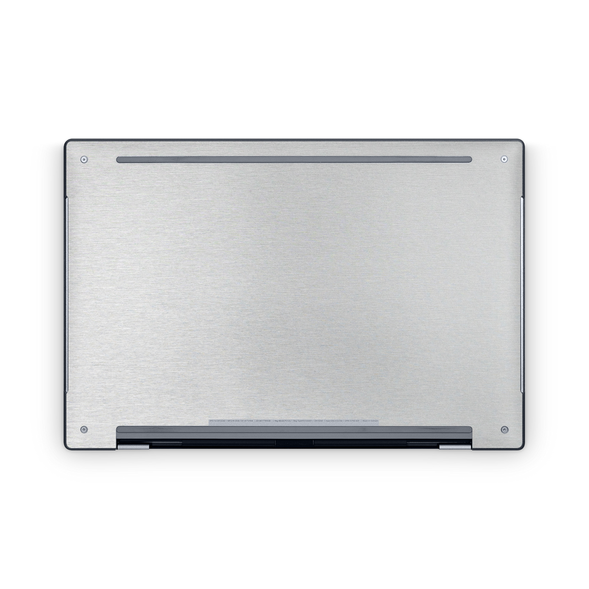 Dell XPS 13 2026 2026 Ultimate Bottom Brushed Aluminum Skin Wrap Cover