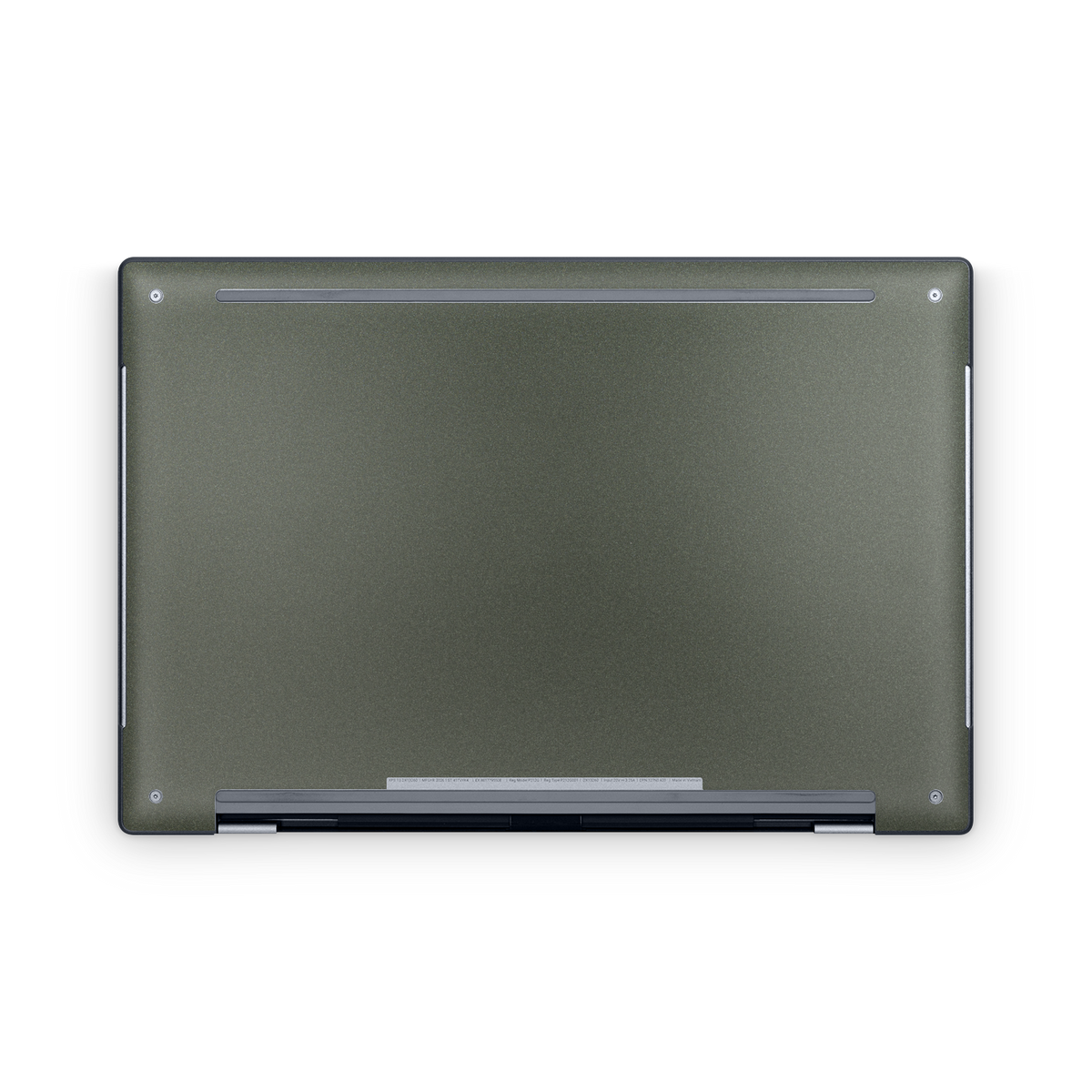 Dell XPS 13 2026 2026 Ultimate Bottom Matte Green Metallic Skin Wrap Cover