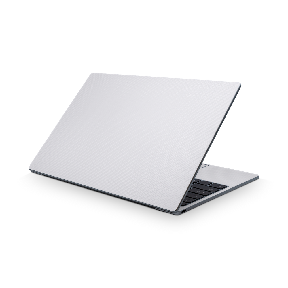Dell XPS 13 2026 2026 Premium White Carbon Fiber Skin Wrap Cover