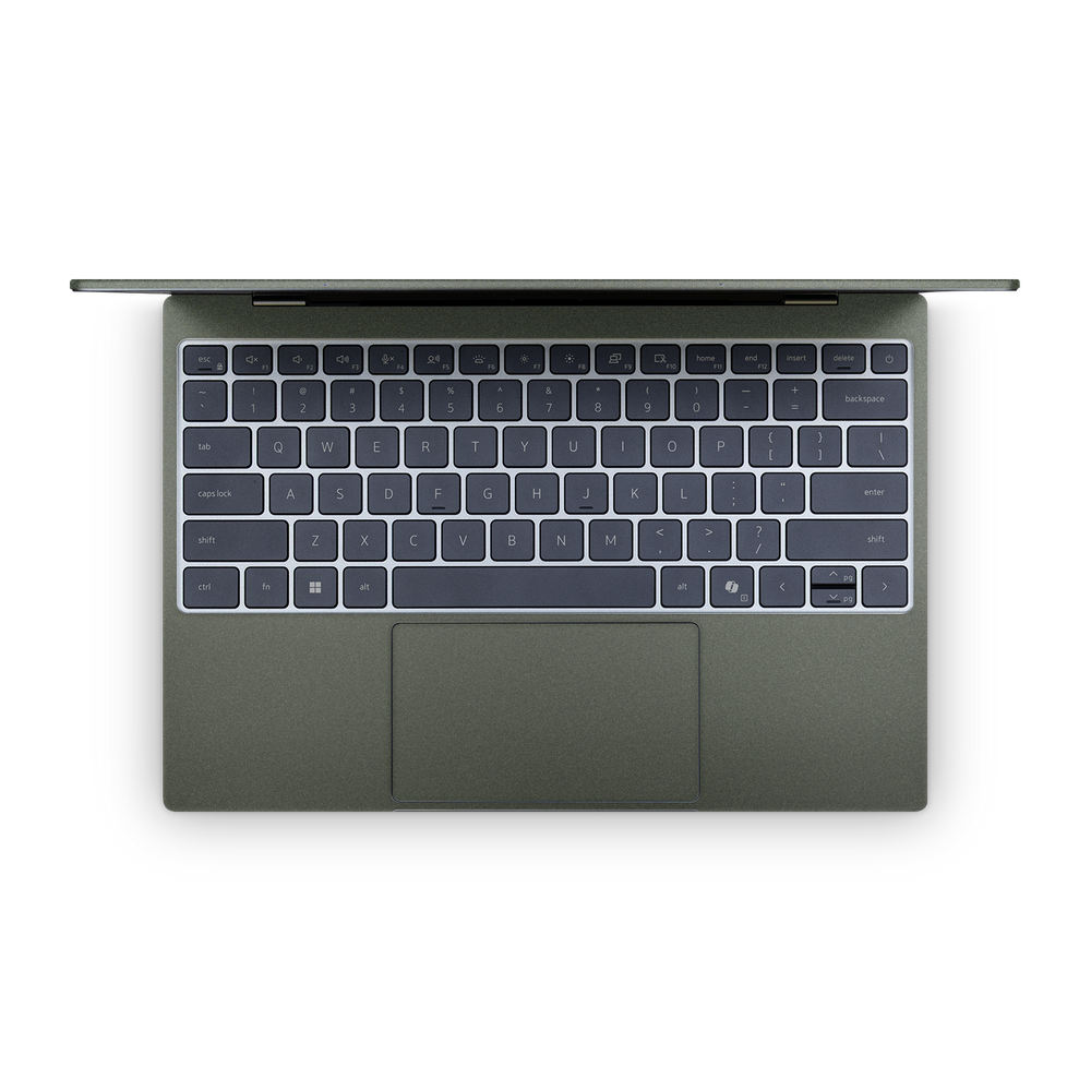Dell XPS 13 2026 2026 Ultimate Interior Matte Green Metallic Skin Wrap Cover