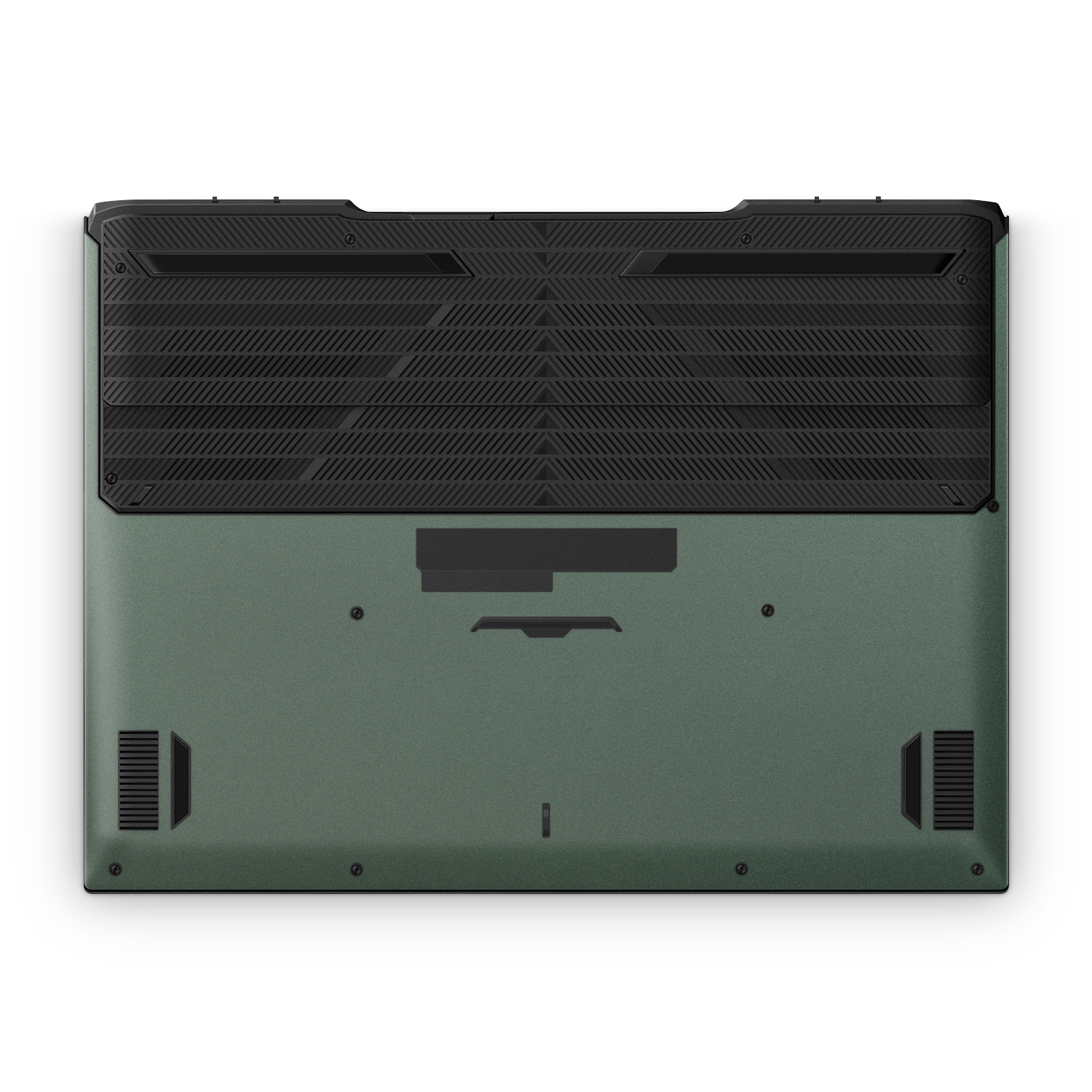 Eluktronics Mech 16 GP 2023 Professional Bottom Matte Green Metallic Skin Wrap Cover
