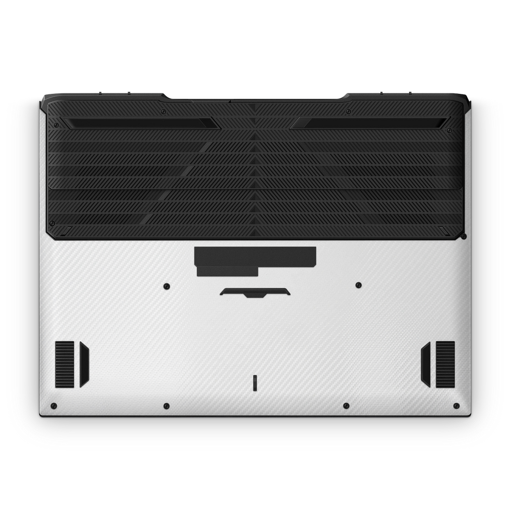 Eluktronics Mech 16 Gp 2023 Professional Bottom White Carbon Fiber Skin Wrap Cover