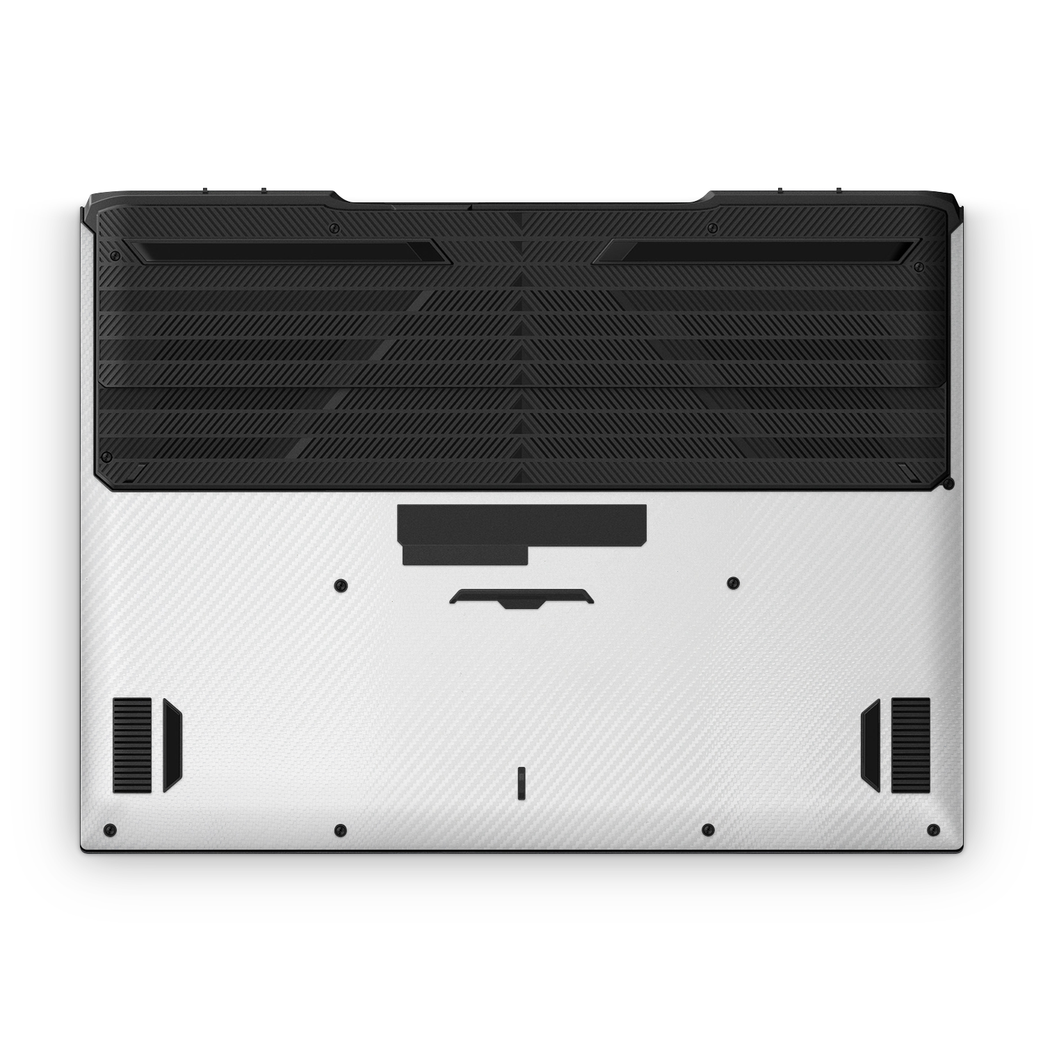 Eluktronics Mech 16 Gp 2023 Professional Bottom White Carbon Fiber Skin Wrap Cover
