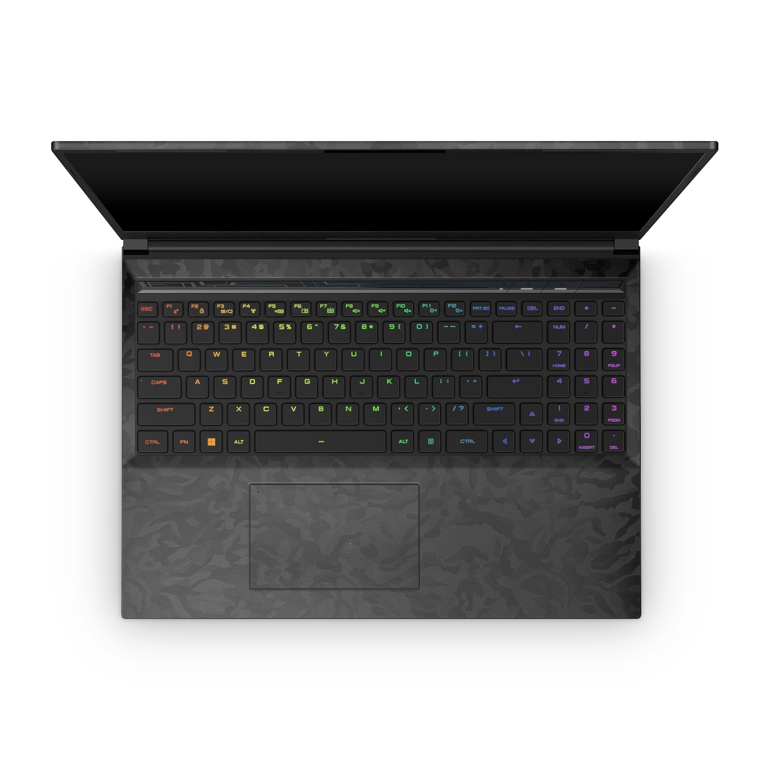 Eluktronics Mech 16 Gp 2023 Professional Interior Black Camo Skin Wrap Cover