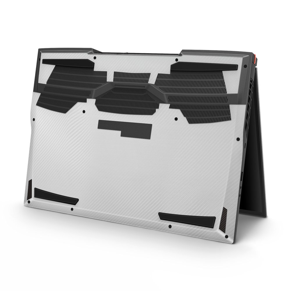 Eluktronics Mech 17 Gp2 2023 Professional Bottom White Carbon Fiber Skin Wrap Cover