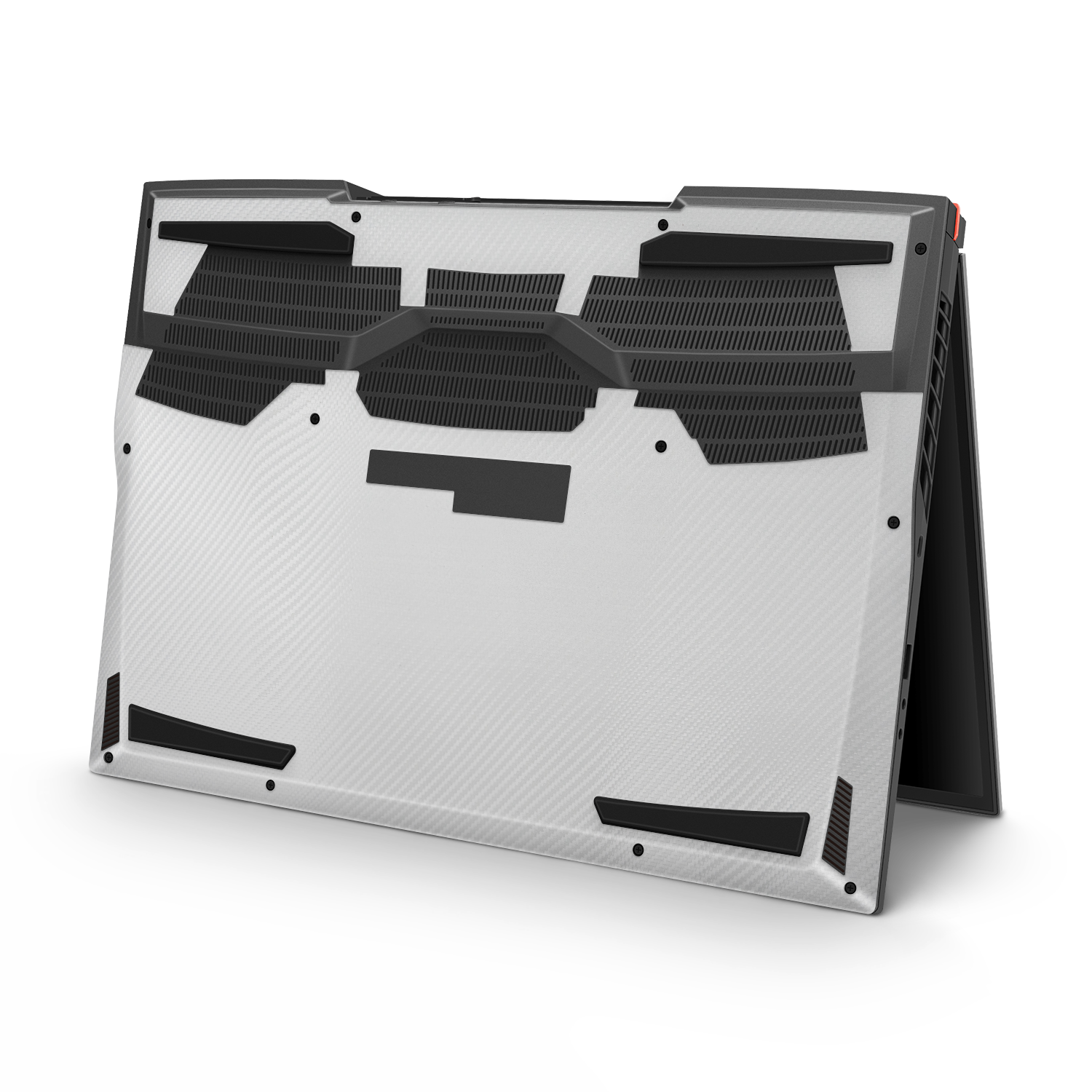 Eluktronics Mech 17 Gp2 2023 Professional Bottom White Carbon Fiber Skin Wrap Cover