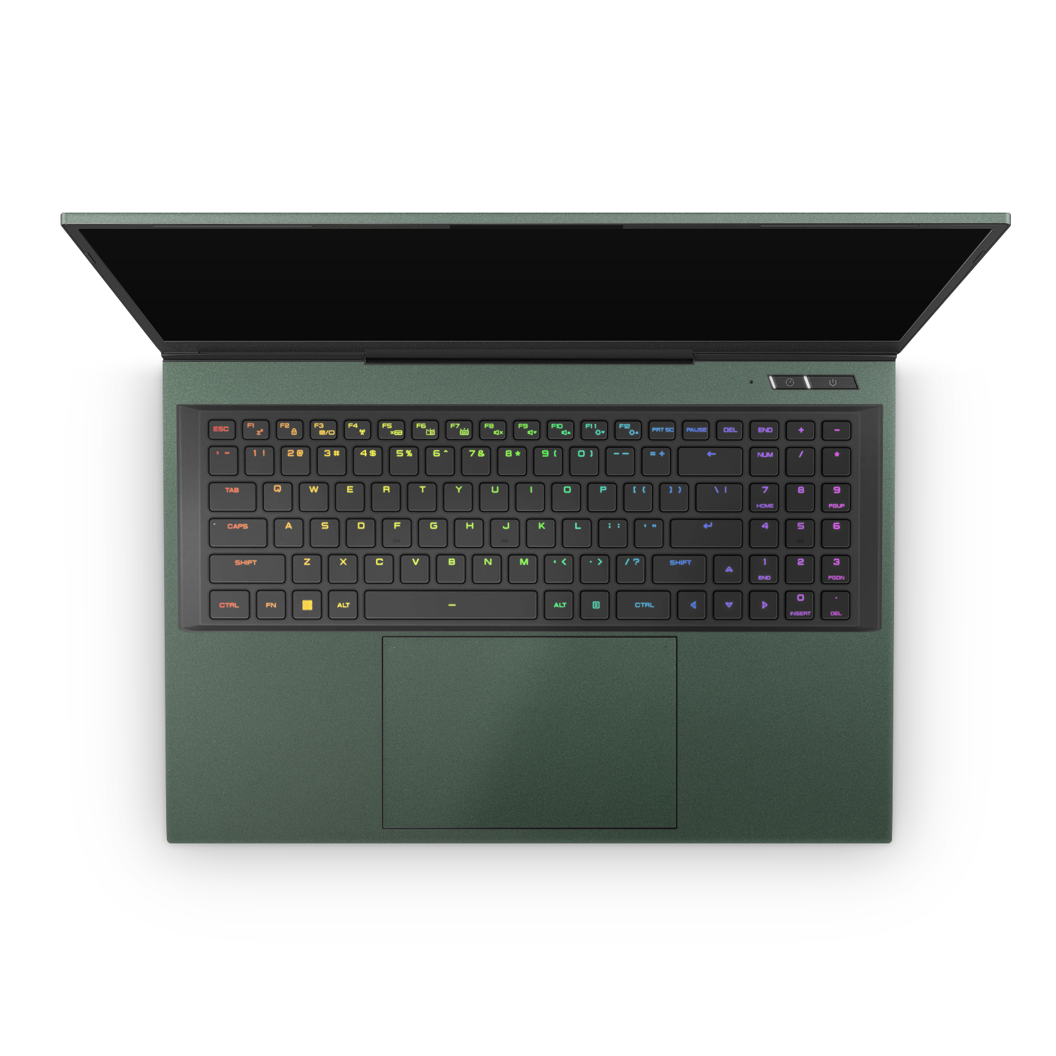 Eluktronics Mech 17 GP2 2023 Professional Interior Matte Green Metallic Skin Wrap Cover