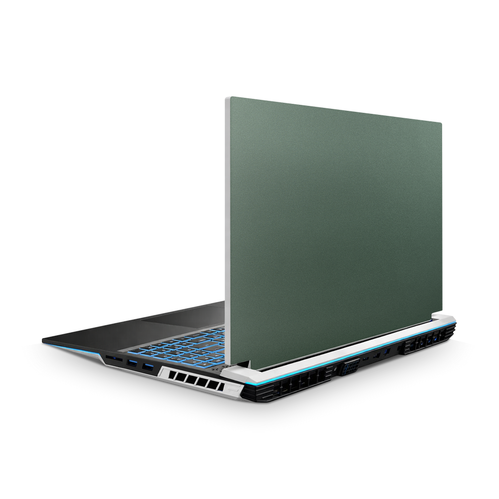 Eluktronics Prometheus XVI G2 2023 Essentials Matte Green Metallic Skin Wrap Cover