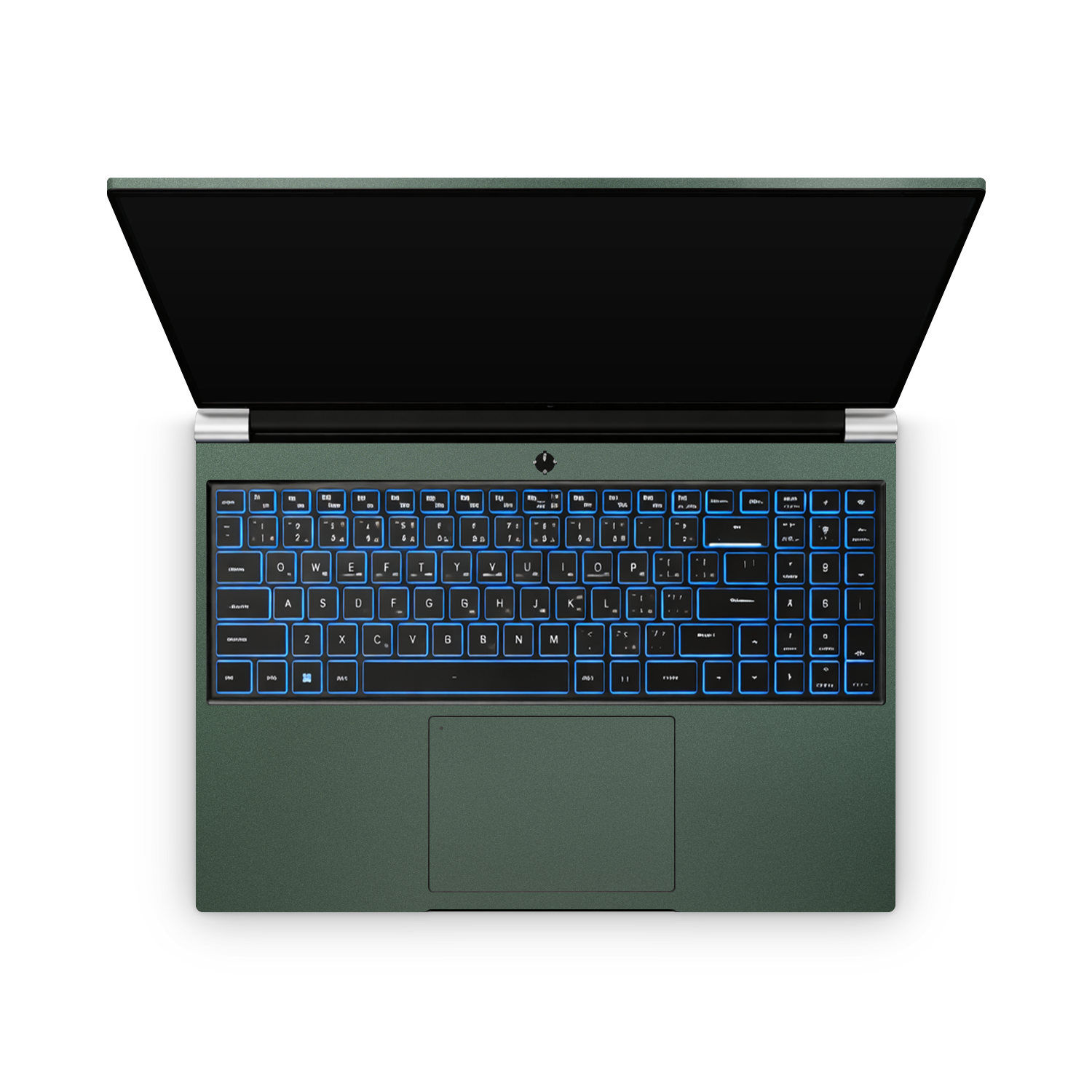 Eluktronics Prometheus XVI G2 2023 Professional Interior Matte Green Metallic Skin Wrap Cover