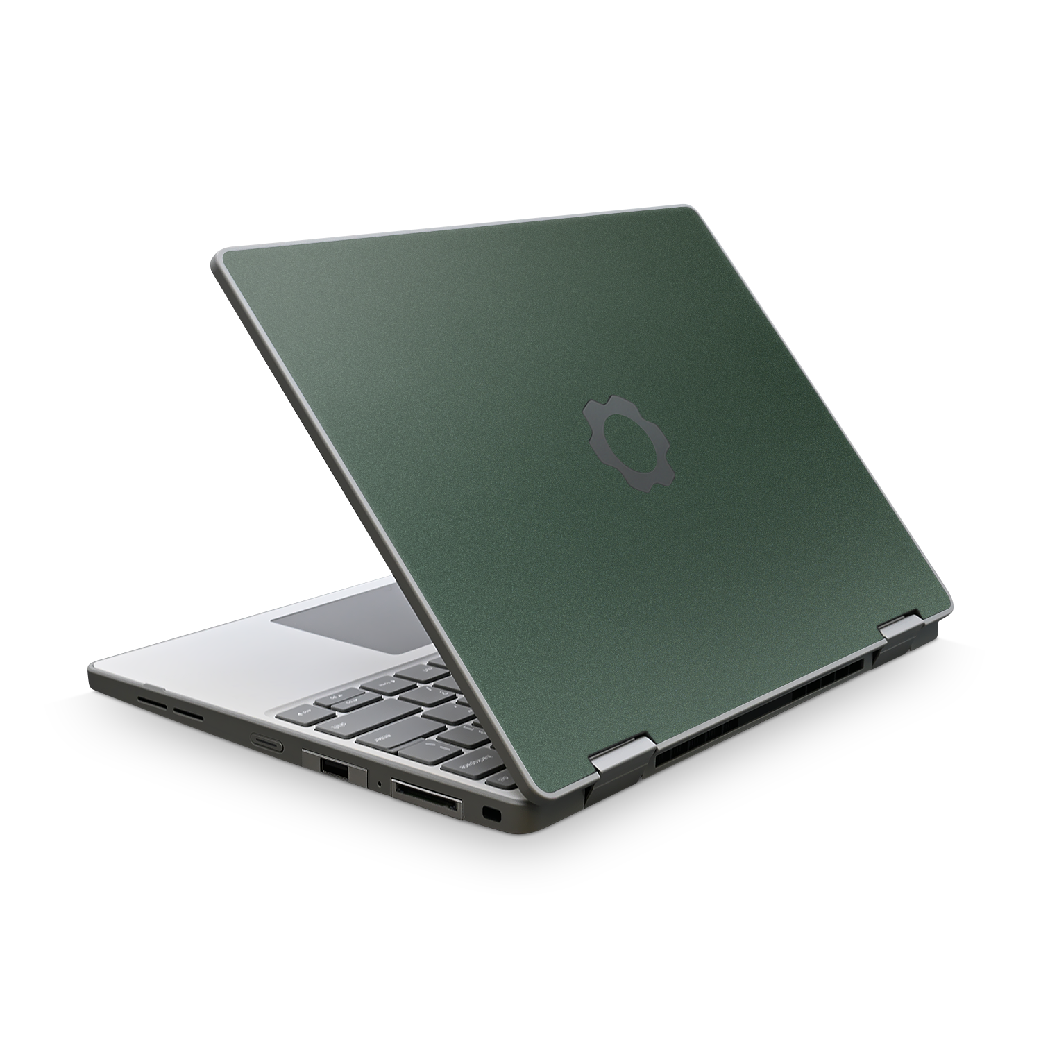 Framework 12 2025 Essentials Matte Green Metallic Skin Wrap Cover