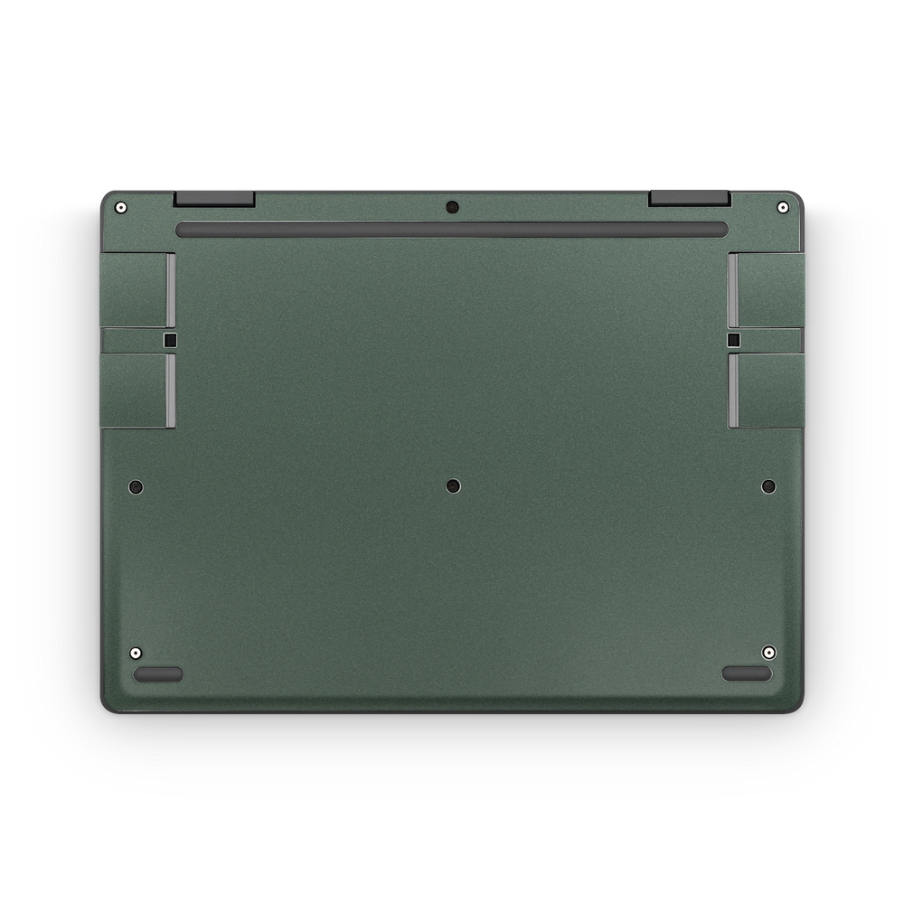 Framework 12 2025 Professional Bottom Matte Green Metallic Skin Wrap Cover
