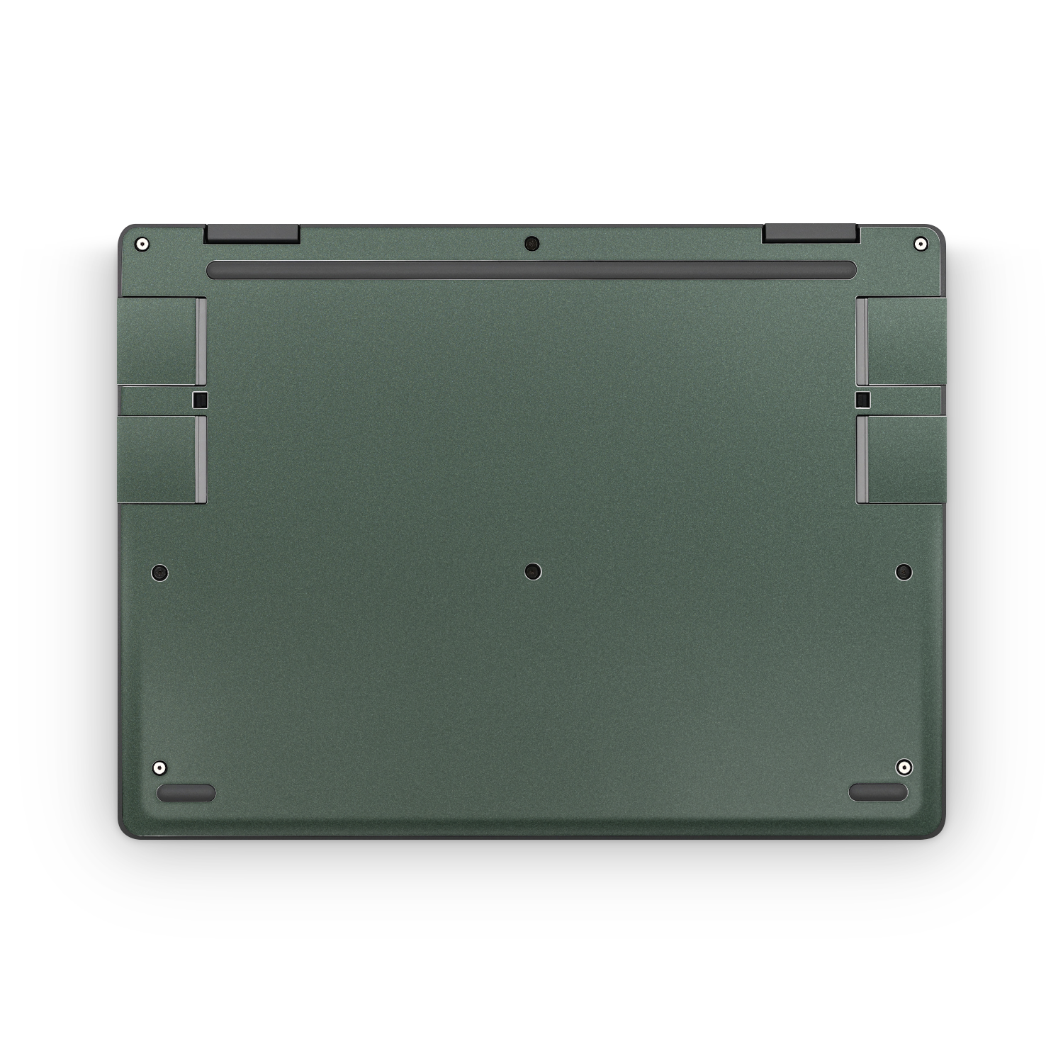 Framework 12 2025 Professional Bottom Matte Green Metallic Skin Wrap Cover