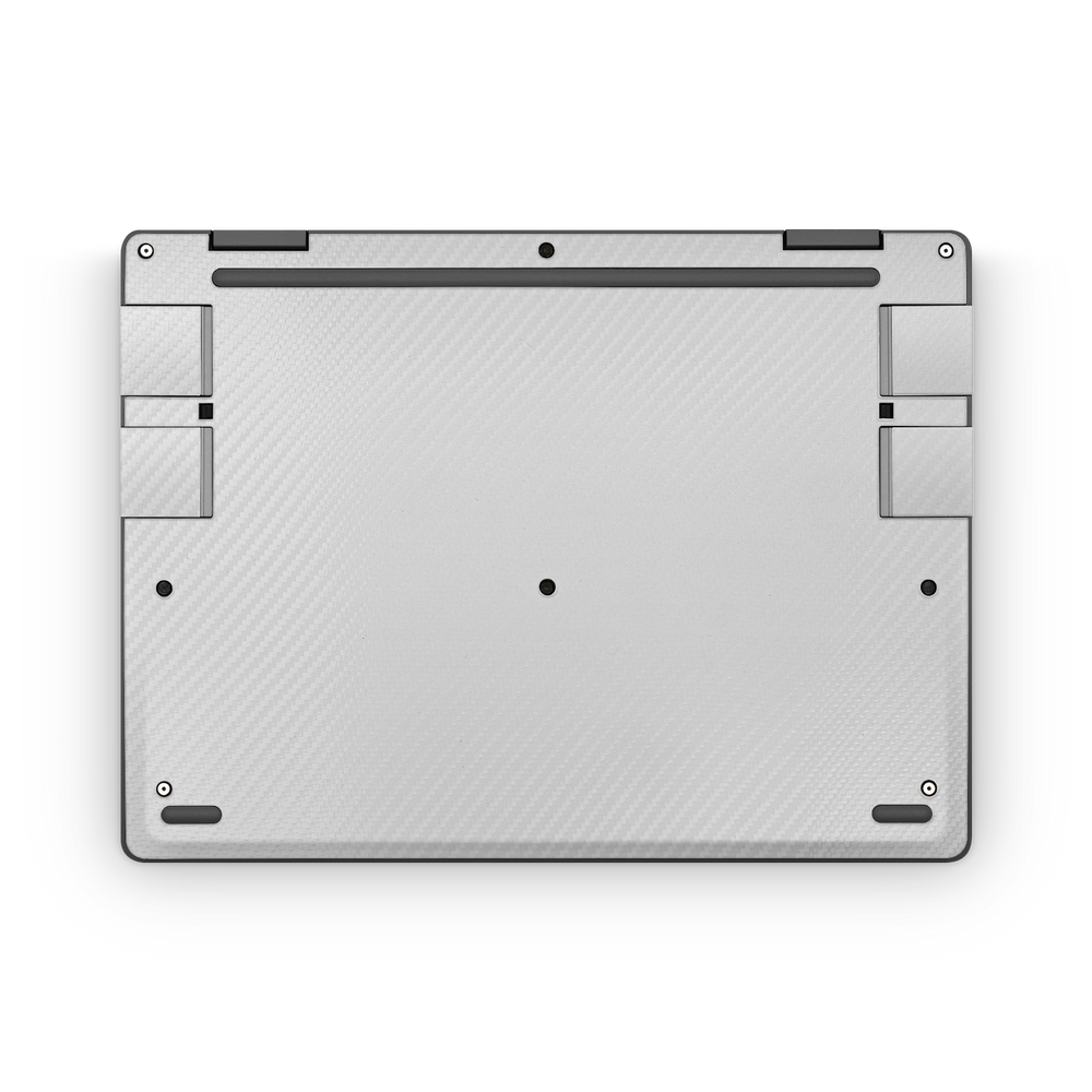 Framework 12 Professional Bottom White Carbon Fiber Skin Wrap Cover