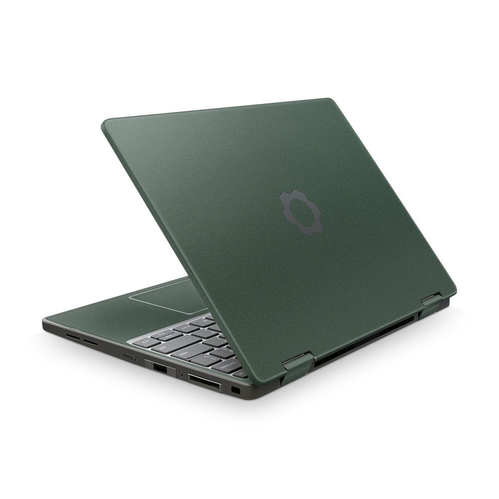 Framework 12 2025 Professional Matte Green Metallic Skin Wrap Cover