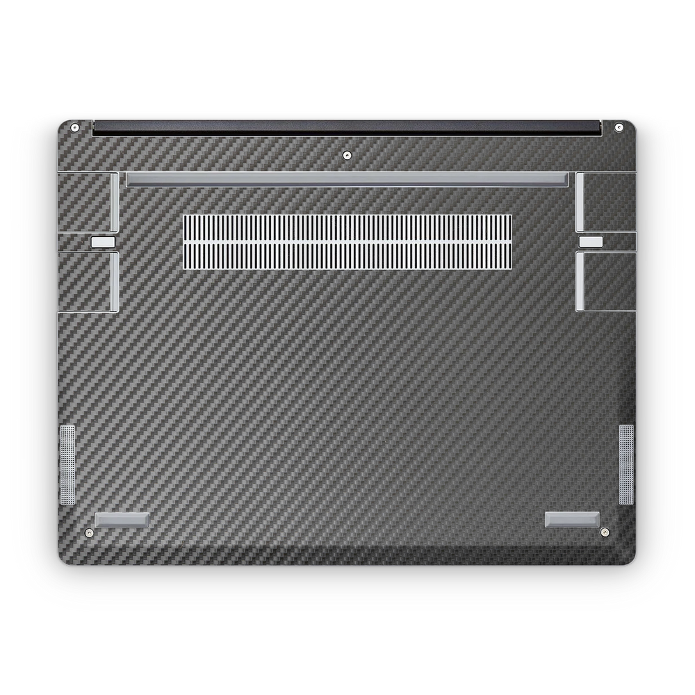 Framework 13 2021 Premium Bottom Black Carbon Fiber Skin Wrap Cover