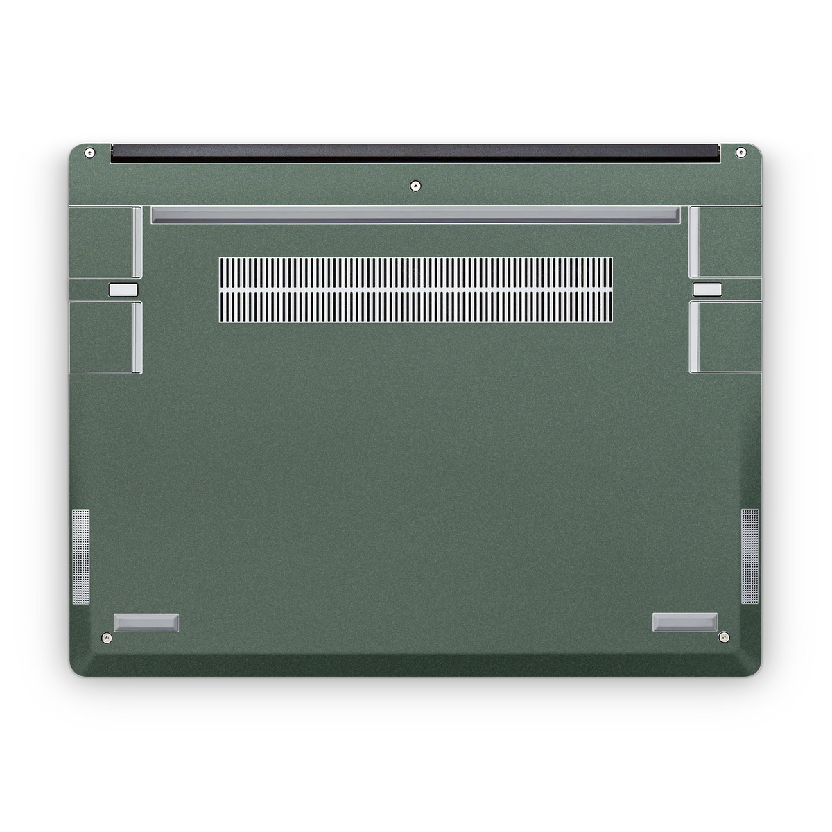 Framework 13" 2021+ Premium Bottom Matte Green Metallic Skin Wrap Cover