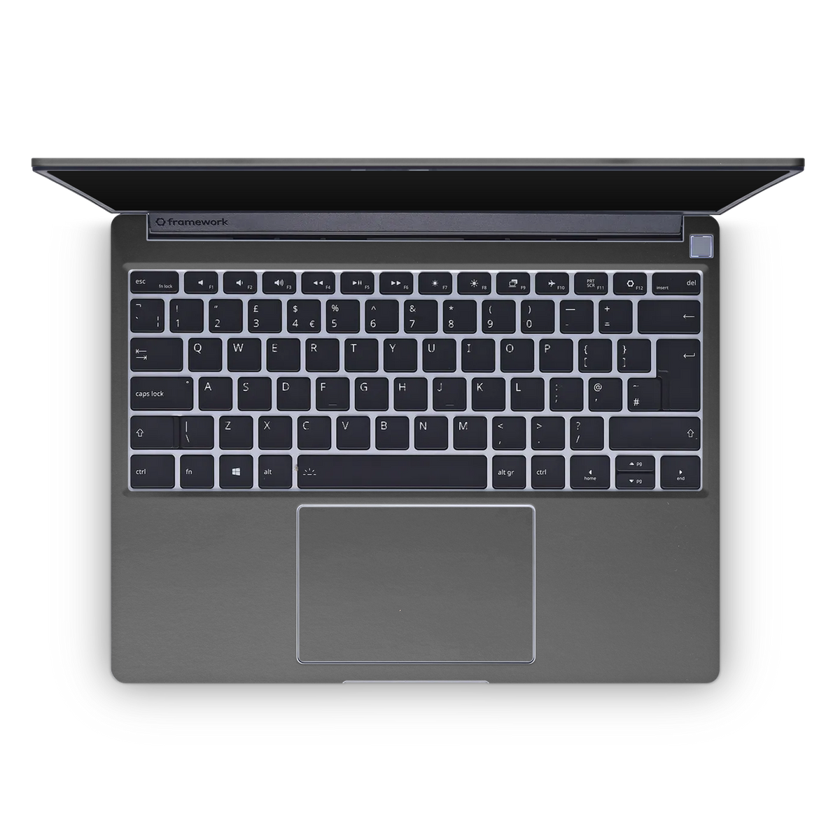 Framework 13 2021 Premium Interior Matte Black Skin Wrap Cover