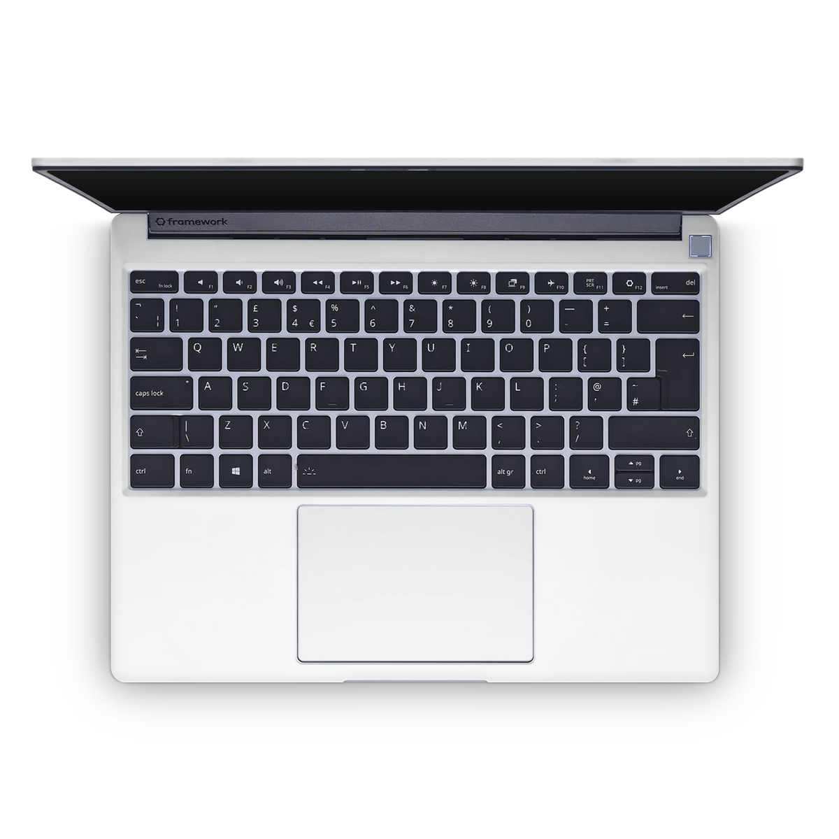 Framework 13 2021 Premium Interior Satin White Skin Wrap Cover