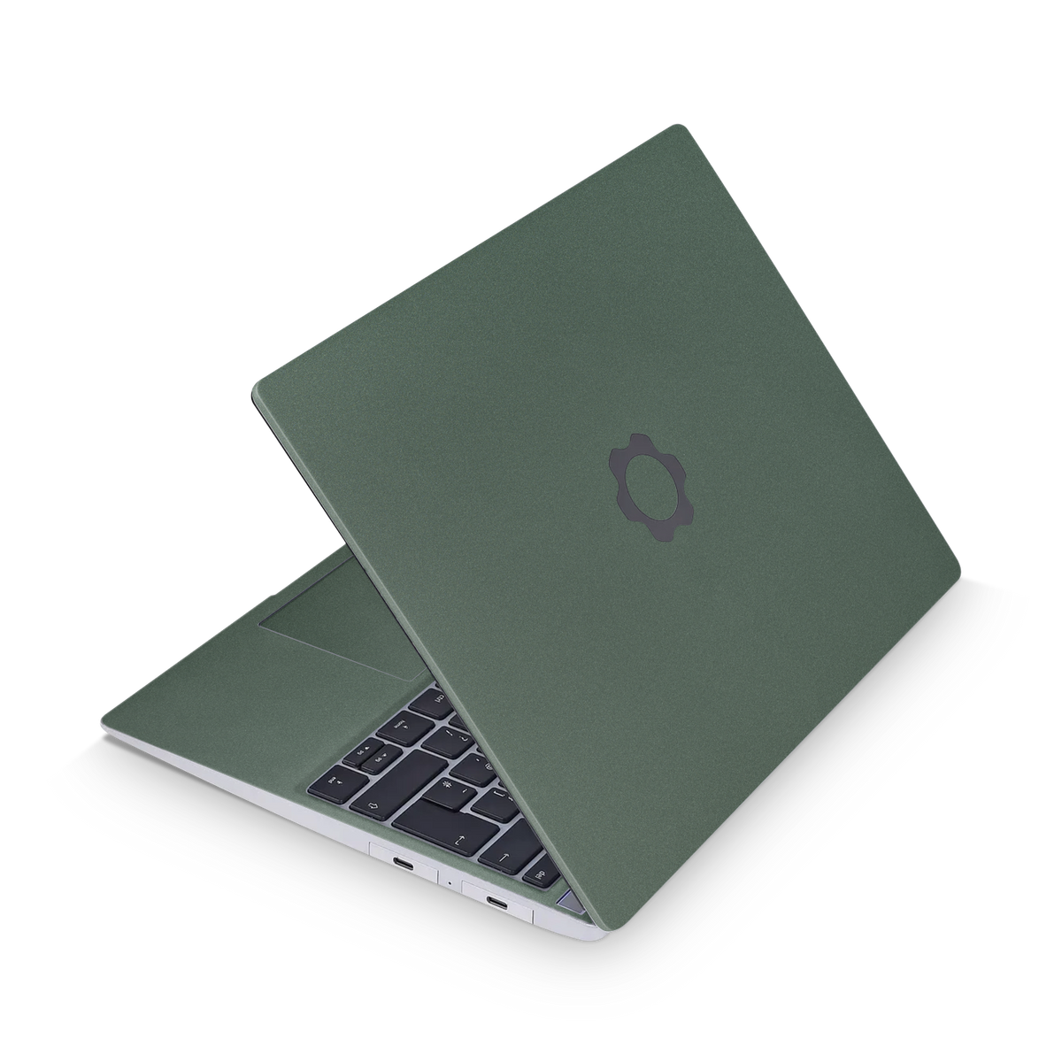 Framework 13" 2021+ Premium Matte Green Metallic Skin Wrap Cover