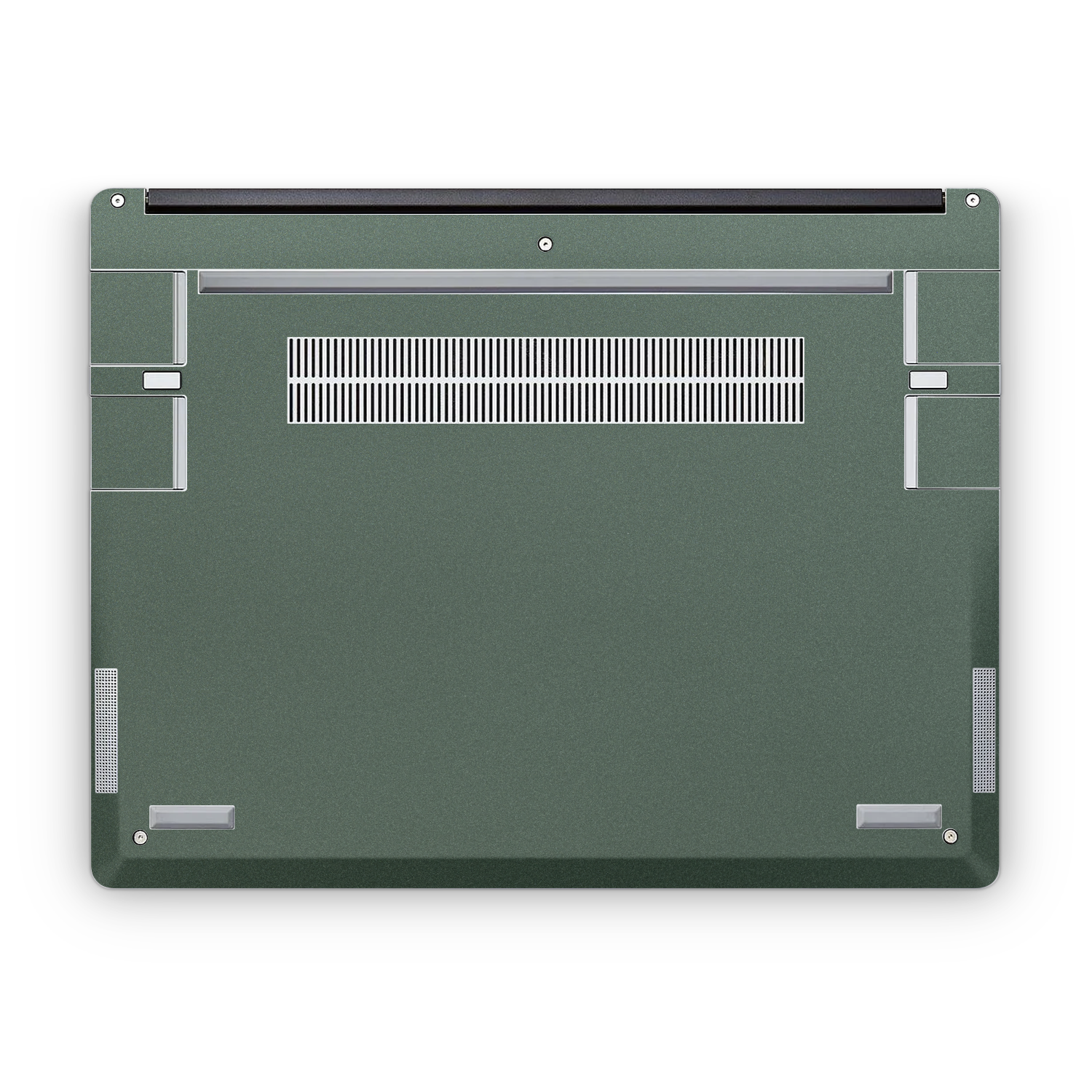 Framework 13" 2021+ Professional Bottom Matte Green Metallic Skin Wrap Cover