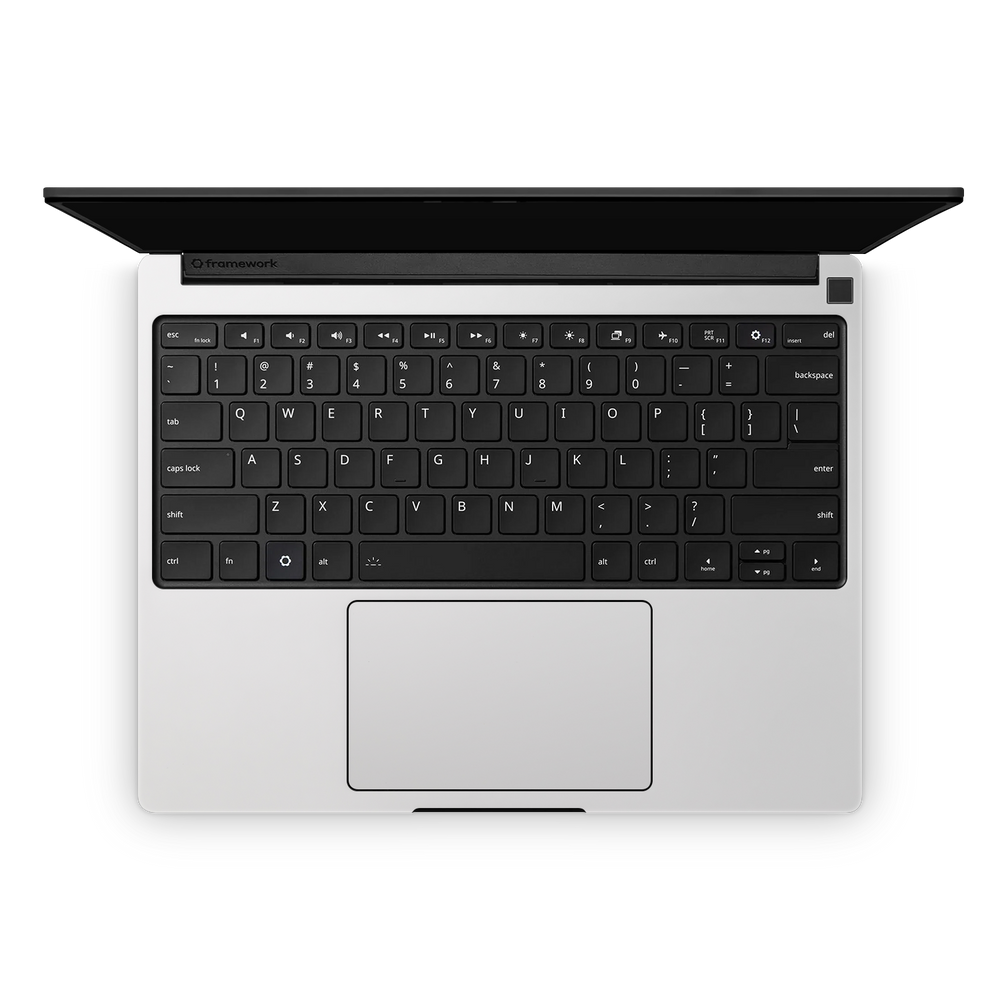 Framework Laptop 13 Pro Professional Interior Satin White Skin Wrap Cover