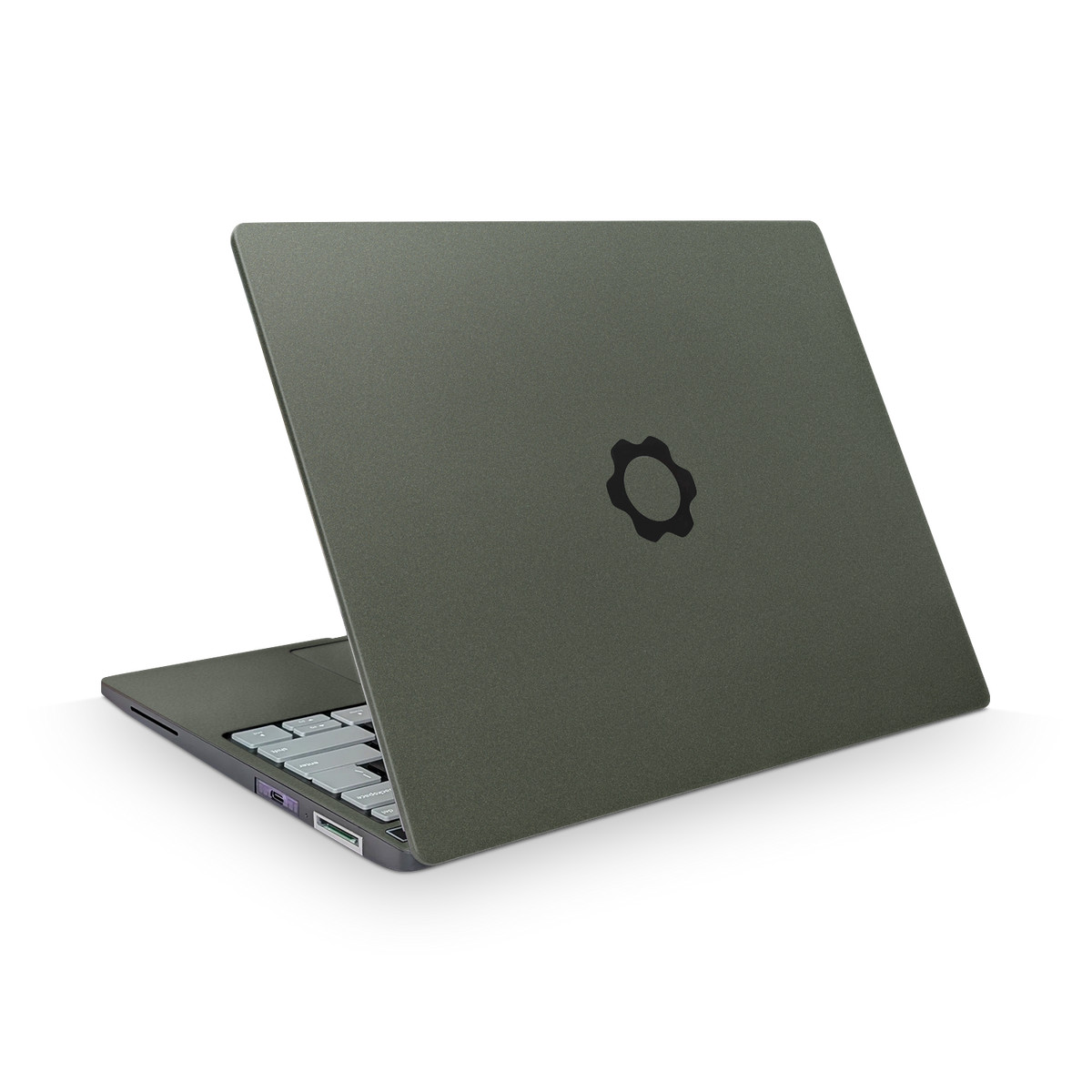 Framework Laptop 13 Pro Ultimate Matte Green Metallic Skin Wrap Cover