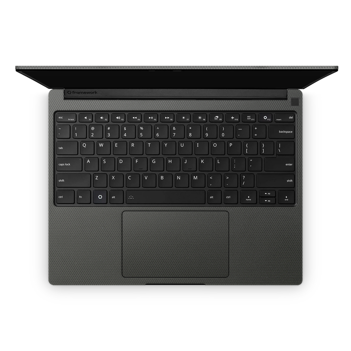 Framework Laptop 13 Pro Ultimate Interior Black Matrix Skin Wrap Cover