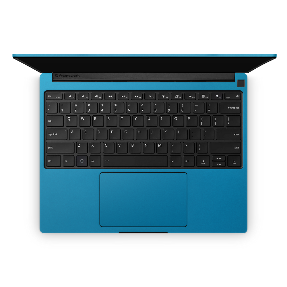 Framework Laptop 13 Pro Ultimate Interior Satin Ocean Shimmer Skin Wrap Cover