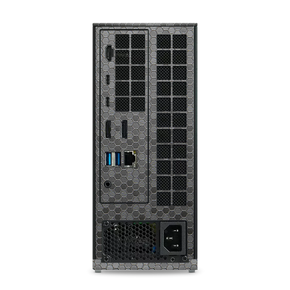 Framework Desktop Rear Black Honeycomb Skin Wrap Cover