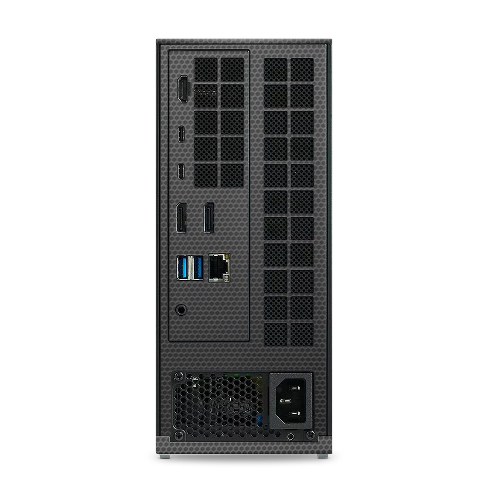 Framework Desktop Rear Black Matrix Skin Wrap Cover